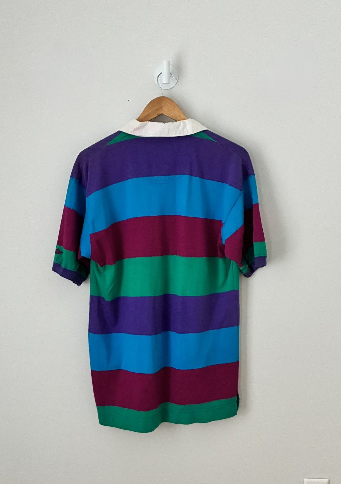 Dockers Vintage 90s Dockers Heavyweight Multi-Stripe Rugby Size US M / EU 48-50 / 2 - 2 Thumbnail