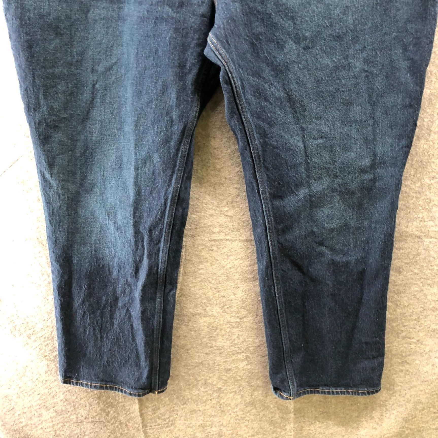 Abercrombie & Fitch Abercrombie & Fitch Jeans Women 34P Blue Dark Wash Mid Rise 90s Straight 5-Pocket Denim Cotton Blend Petite Inseam 28in Vintage No Size 24" / US 00 / IT 34 - 5 Thumbnail