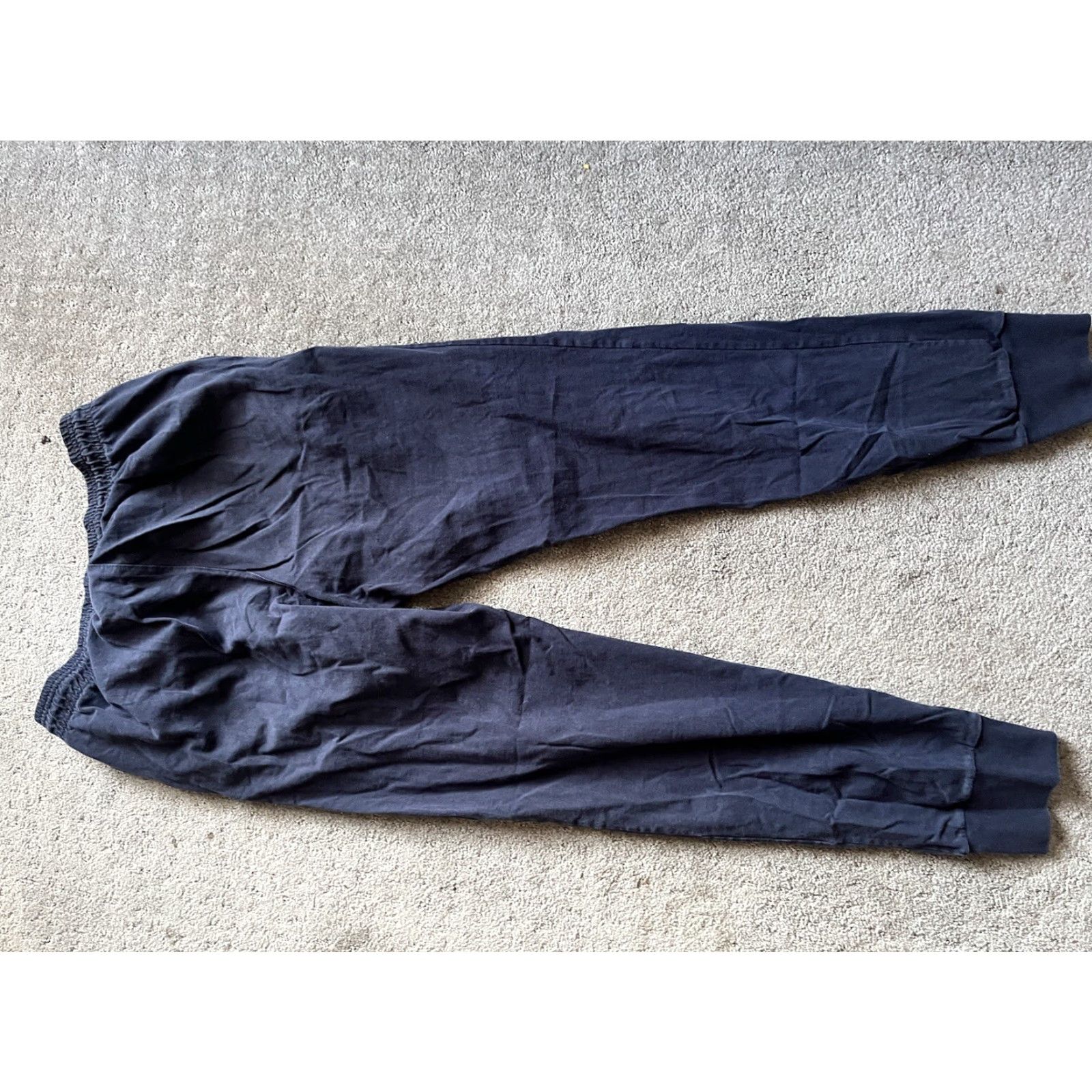 Champion Champion Sweatpants Men’s Medium Straight Pocket Navy Blue Cotton Solid Size US 31 - 3 Thumbnail