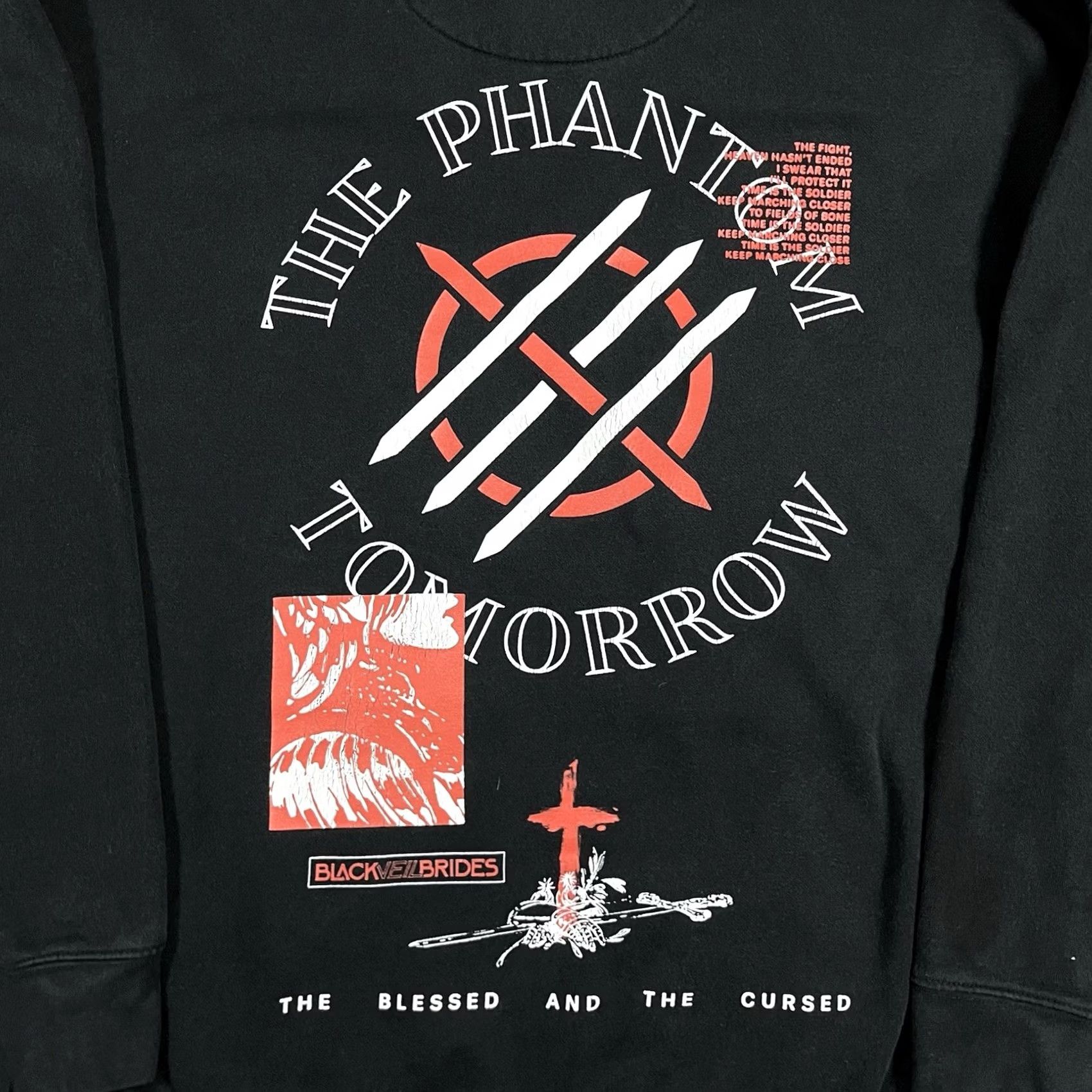 Vintage Black Veil Brides Hoodie Mens XL Sweatshirt Phantom Tomorrow Punk Emo Band Size US XL / EU 56 / 4 - 6 Thumbnail