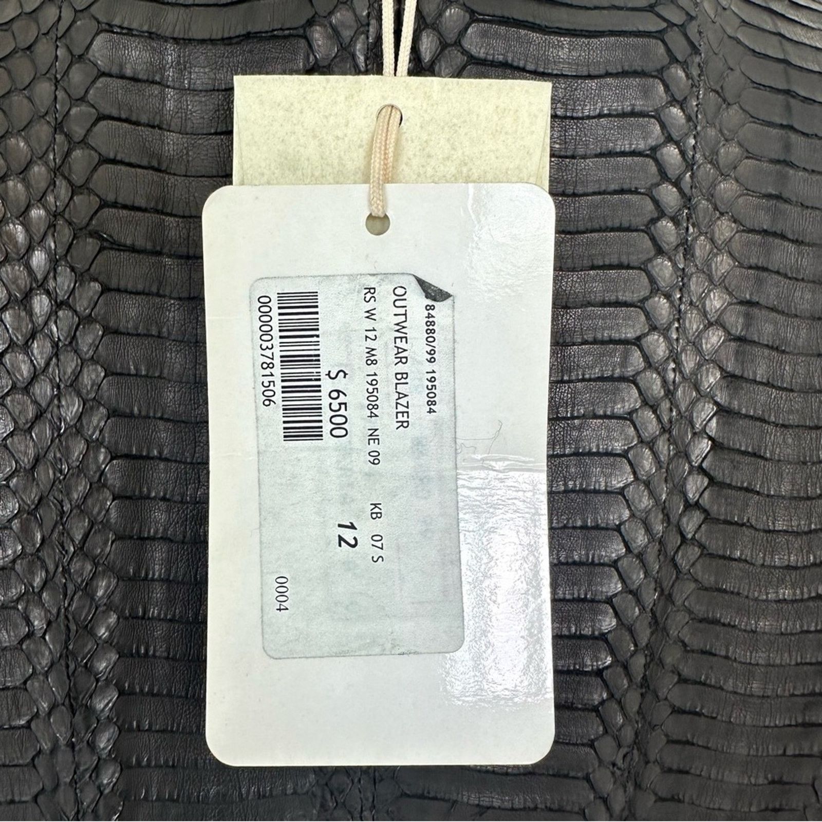 Brioni NWT! Brioni women snake skin leather blazer size 12 US 6500$ Size XL / US 12-14 / IT 48-50 - 6 Thumbnail