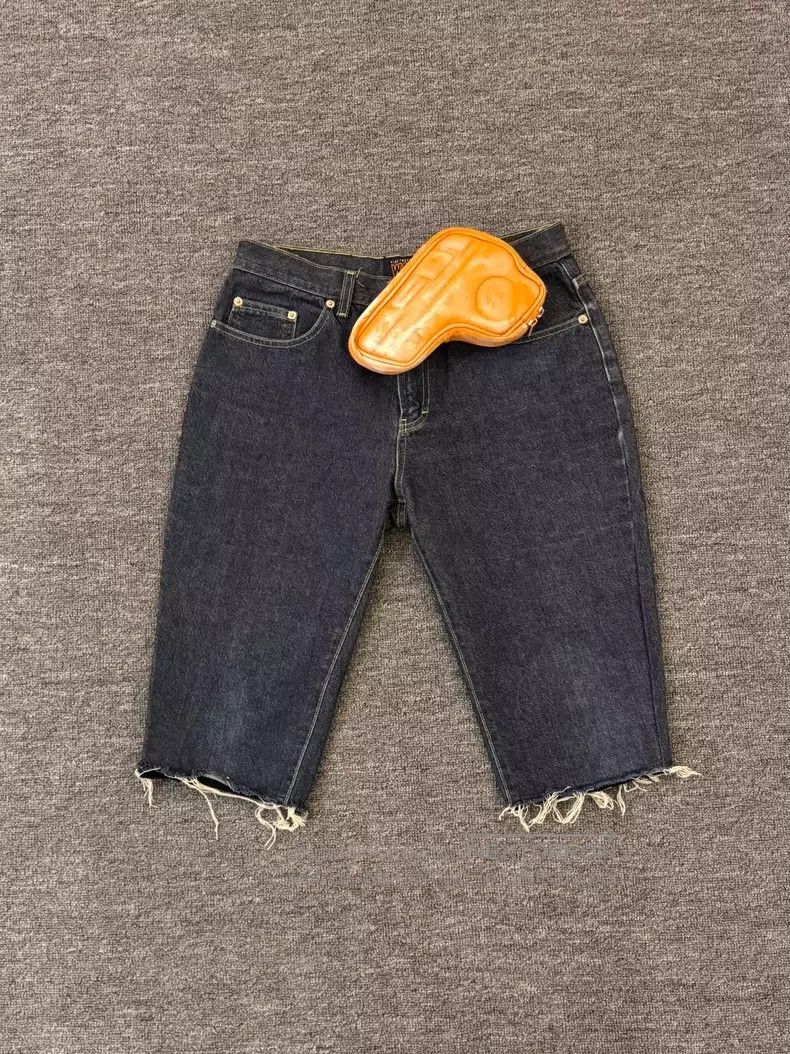 Walter Van Beirendonck Walter Van Beirendonck size xl Gun bag denim shorts Size US 31 - 2 Thumbnail