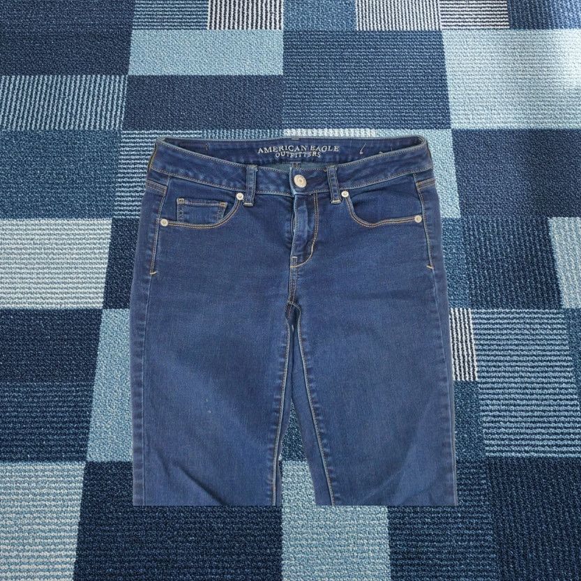 American Eagle Outfitters American Eagle Outfitters Jegging Jeans Skinny Size 4 Reg Blue 30x30 Womens Jeans Stretch Size 27" / US 4 / IT 40 - 1 Thumbnail