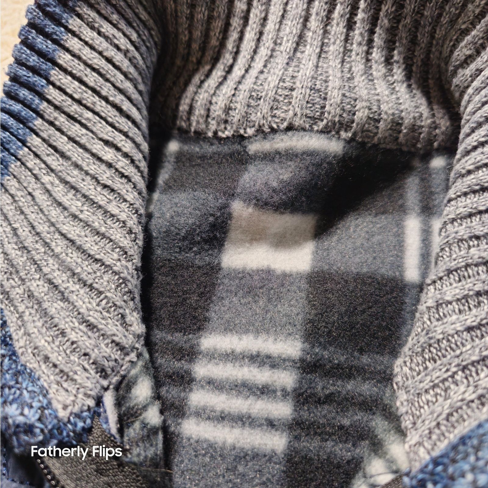 Other Msmsse Men's Blue Fleece Lined Textured Sweater Jacket L Size US L / EU 52-54 / 3 - 6 Thumbnail