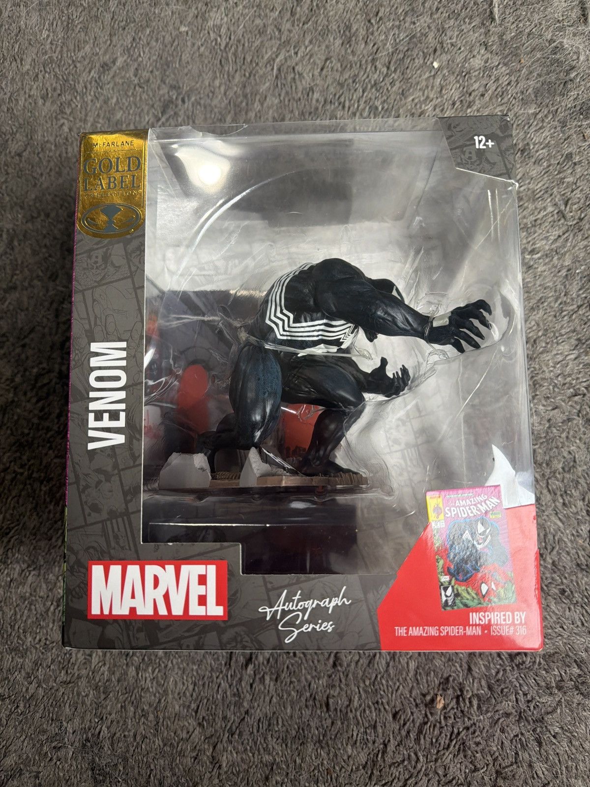 Marvel Comics 2024 McFarlane Toys Marvel Venom Gold Label Collection Size ONE SIZE - 1 Thumbnail