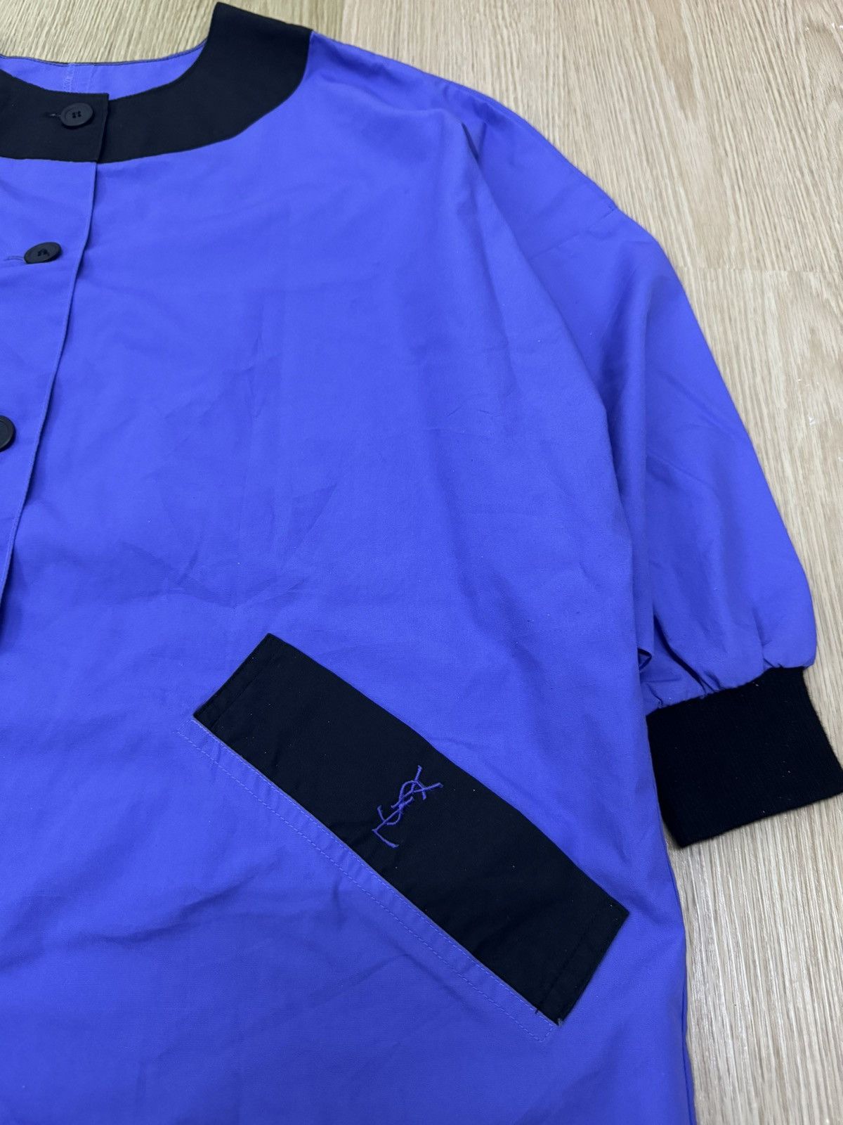 Vintage × Yves Saint Laurent Vintage Yves Saint Laurent Tabliers button up apron Size L / US 10 / IT 46 - 4 Thumbnail
