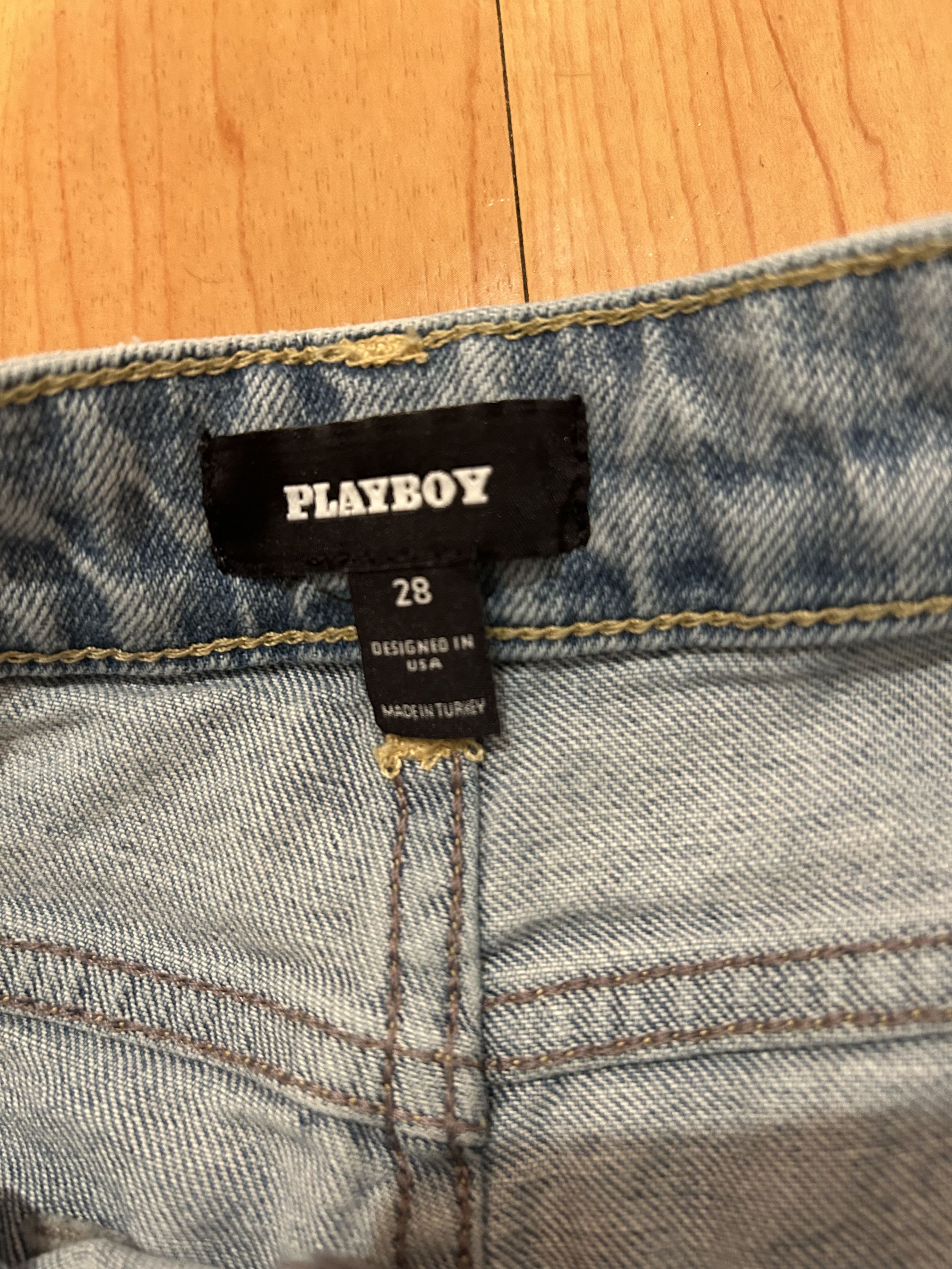 Playboy PLAYBOY flare jeans lightwash Size 28" / US 6 / IT 42 - 3 Thumbnail