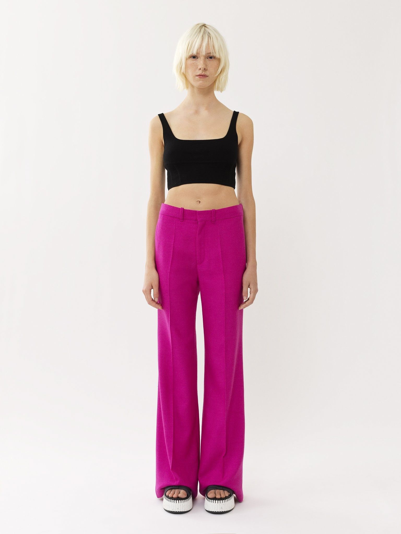 Chloe o1y0825 Casual Pant in Mauve Size 27" / US 4 / IT 40 - 4 Thumbnail