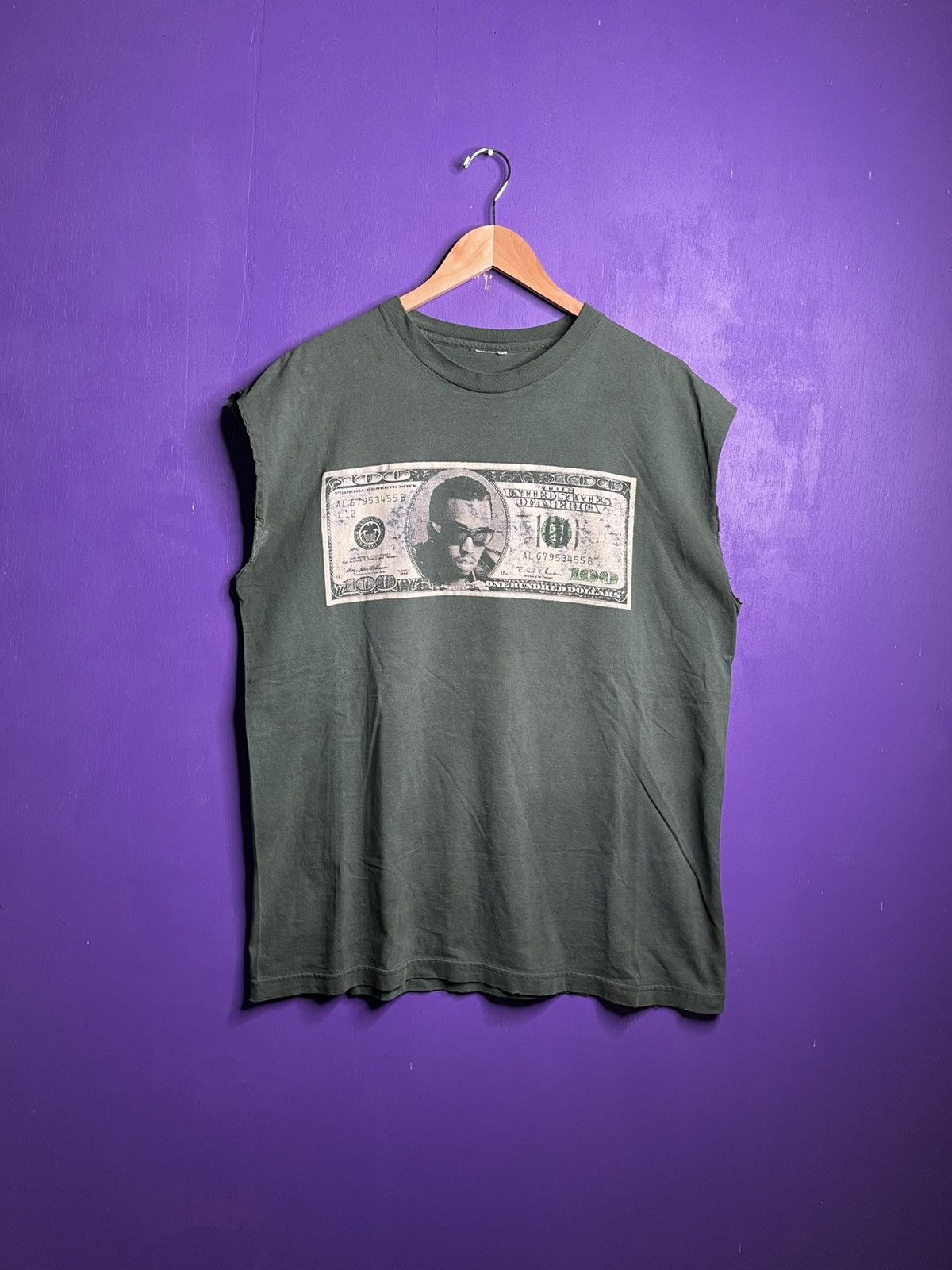 Band Tees × Rap Tees × Vintage Vintage 90s Puff Daddy all about the Benjamin’s tank top Size US XL / EU 56 / 4 - 1 Thumbnail