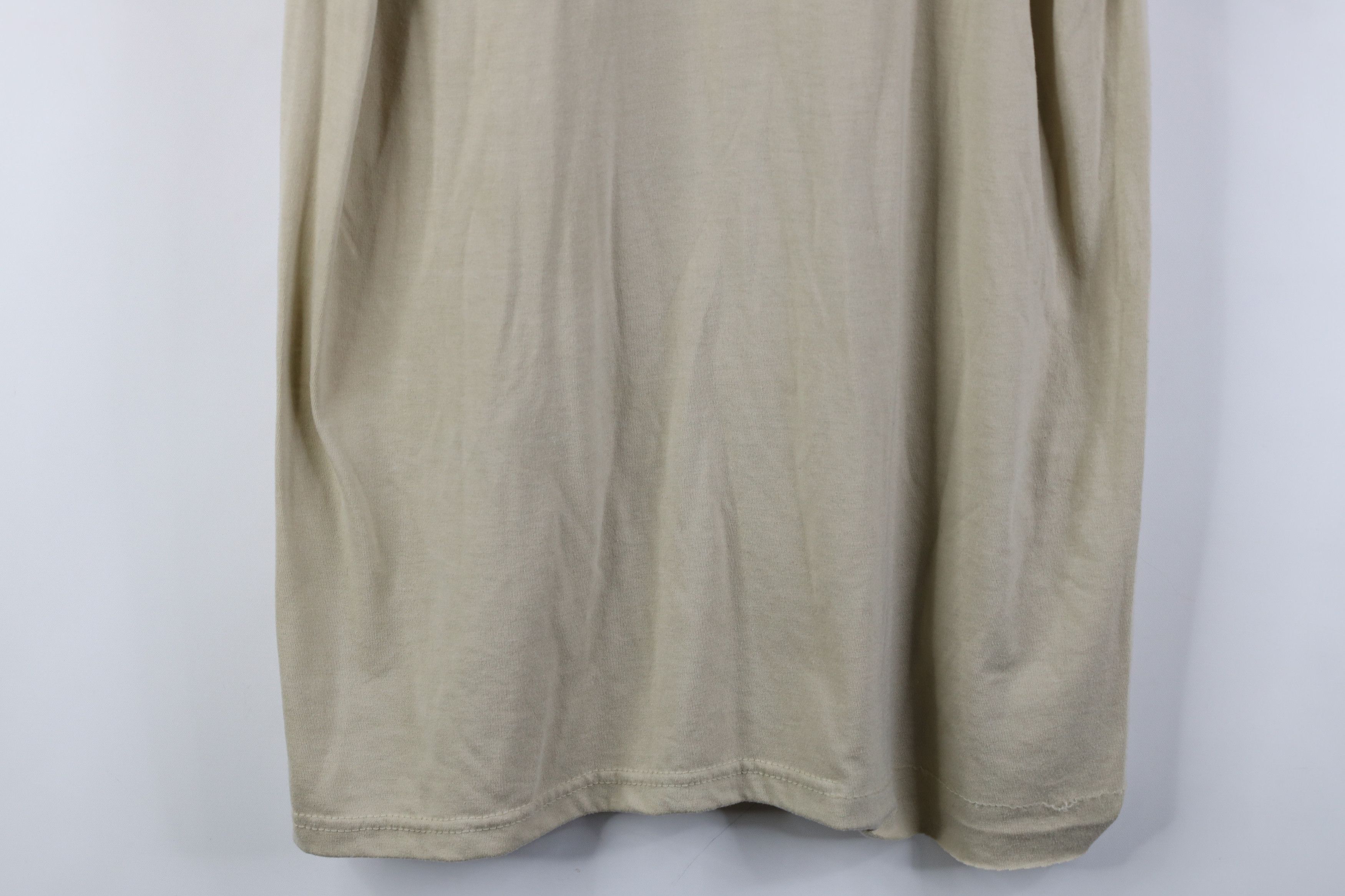 Vintage Vintage 90s Streetwear Short Sleeve T-Shirt Beige Tan USA Size US M / EU 48-50 / 2 - 3 Thumbnail