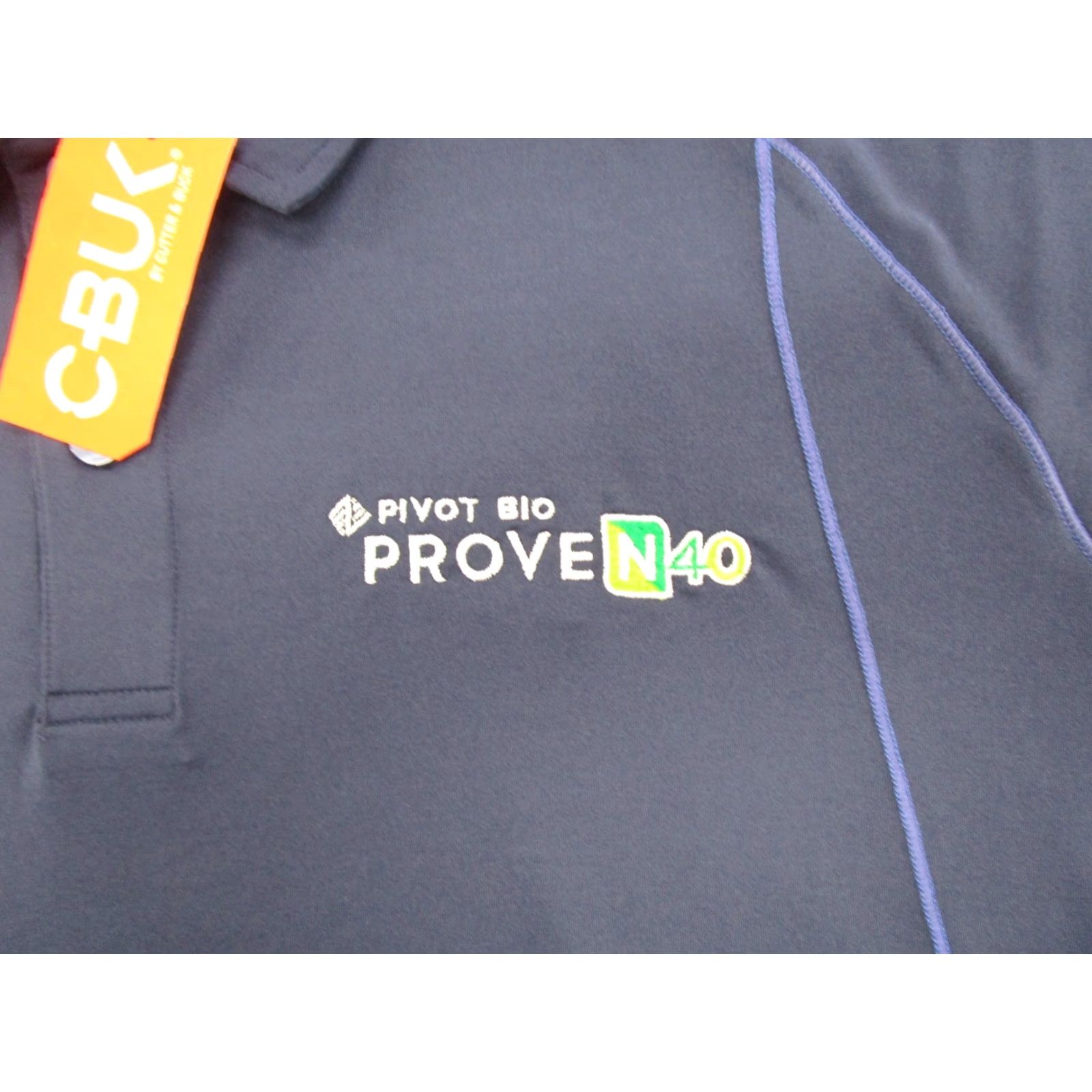 Cutter & Buck Cutter & Buck Polo Shirt Mens XL Blue Logo Bio Pivot Prove N40 N/A Size US XL / EU 56 / 4 - 2 Thumbnail