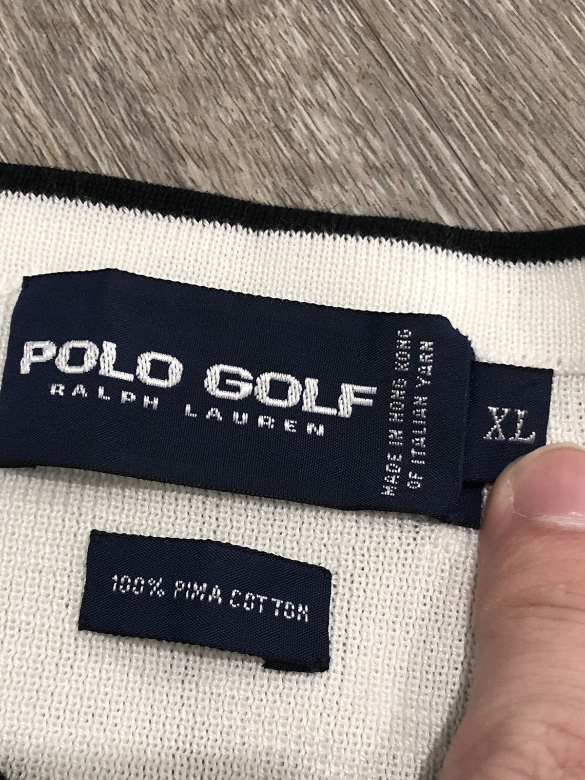 Polo Ralph Lauren × Ralph Lauren × Vintage 90s Polo Golf Sweater Vest Size US XL / EU 56 / 4 - 3 Thumbnail