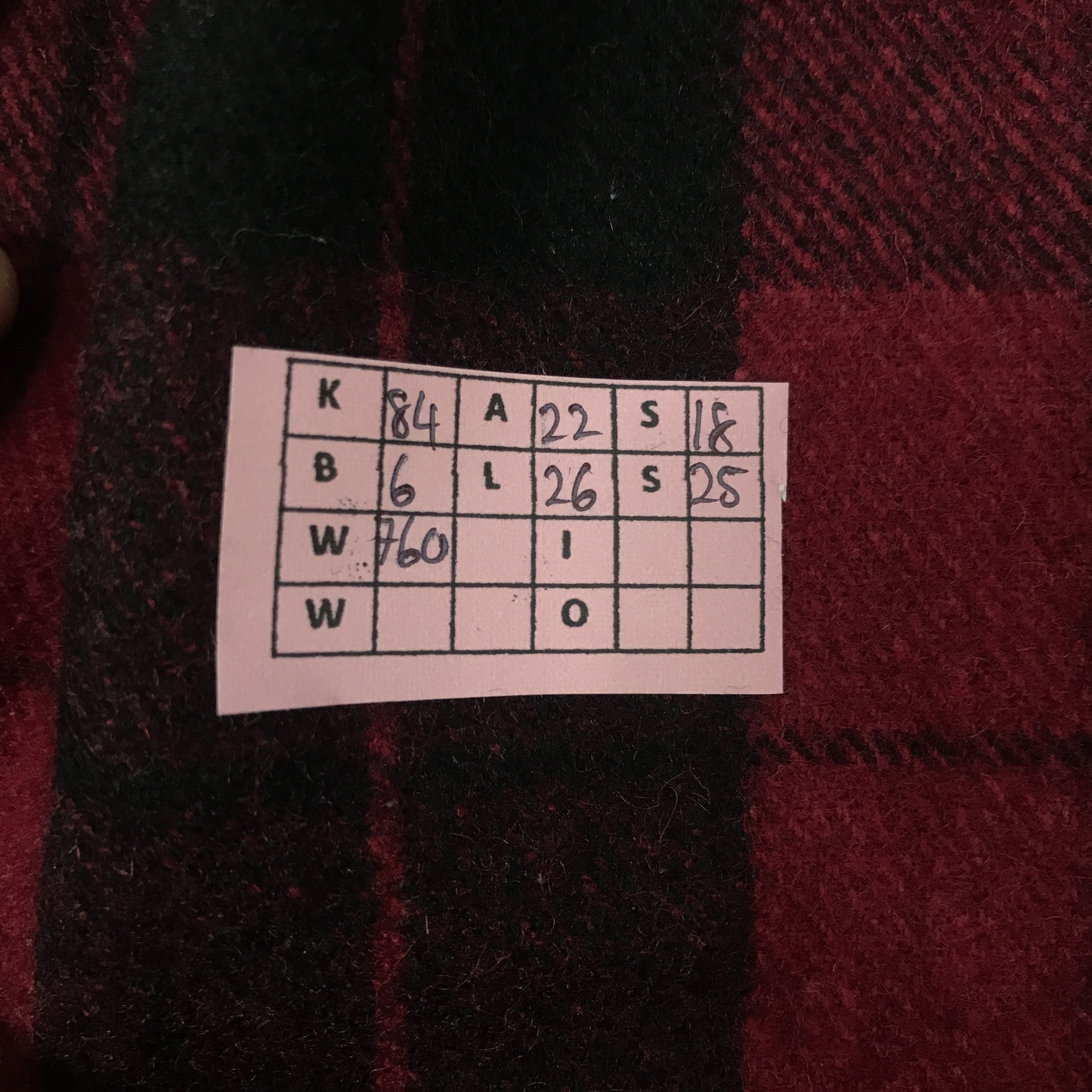 Beams Japan beams Design Tartan flannel pubk jacket K84B6 Size US M / EU 48-50 / 2 - 14 Thumbnail