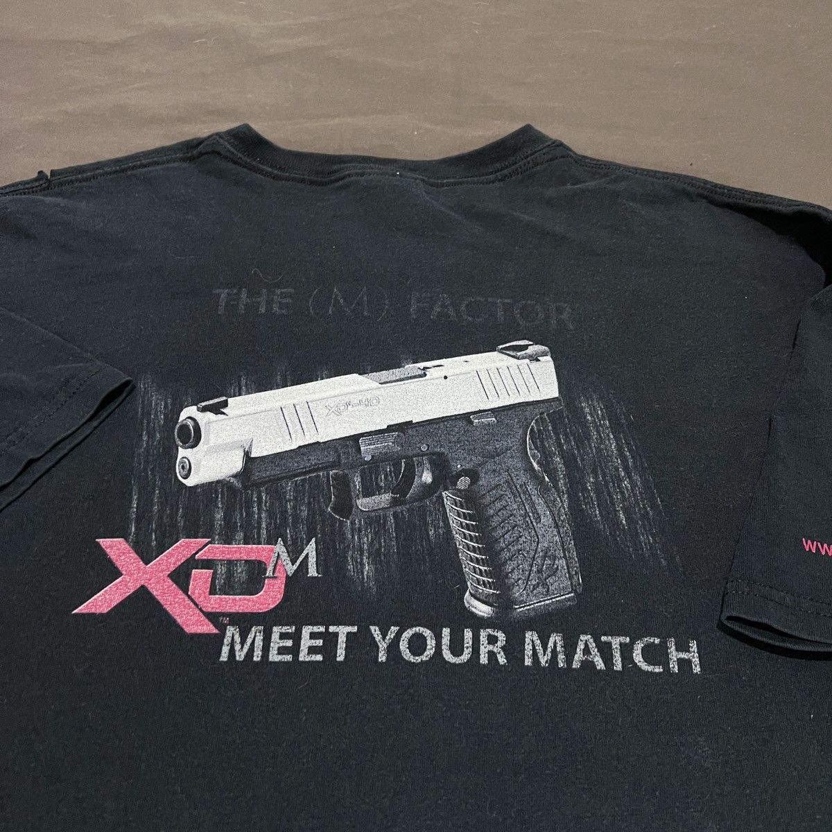 Vintage Y2K SPRINGFIELD XDM Promo Tee XL MILITARY WEAPONS GUN Size US XL / EU 56 / 4 - 4 Thumbnail