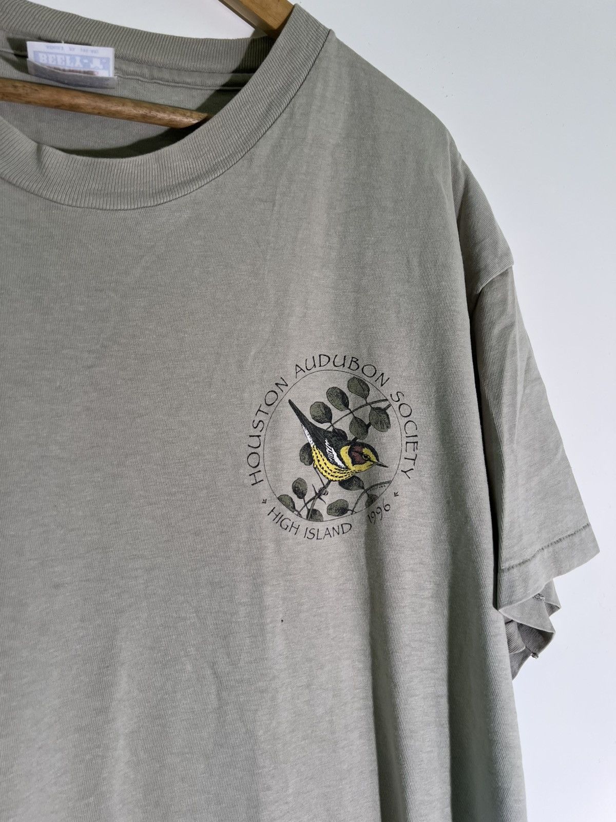 Vintage 90’s VTG Vintage 1996 Houston Texas Bird Retro Tee T Shirt Size US XL / EU 56 / 4 - 5 Thumbnail