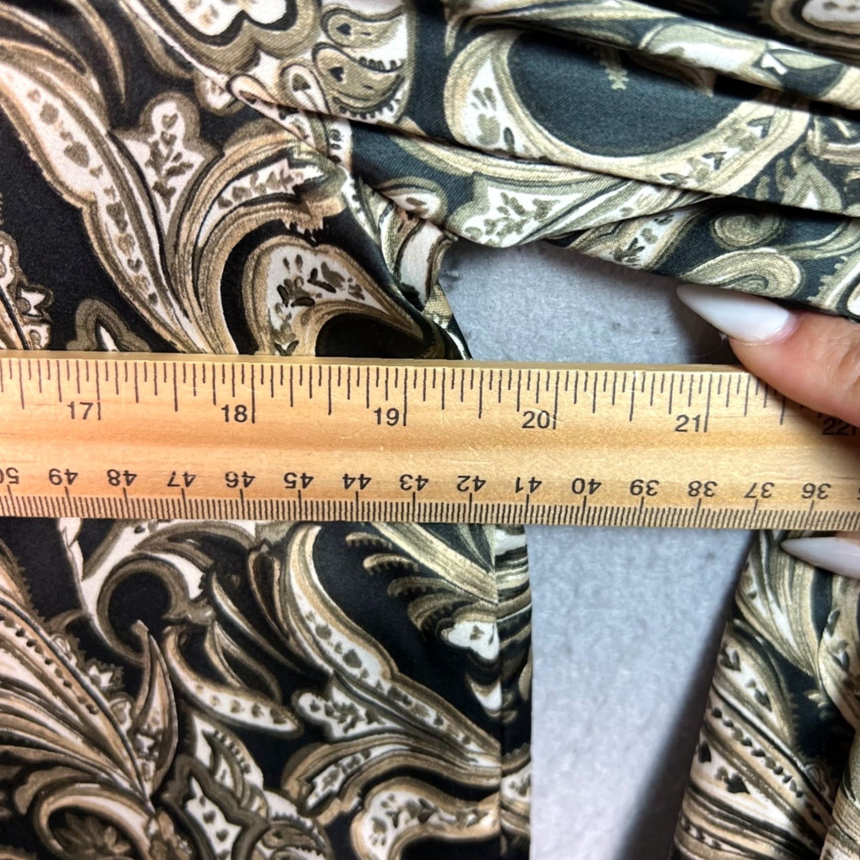 Laundry by Shelli Segal Laundry By Shelli Segal Black Gold Paisley Long Sleeve Drop Waist Mini Dress Sm Size L / US 10 / IT 46 - 5 Thumbnail