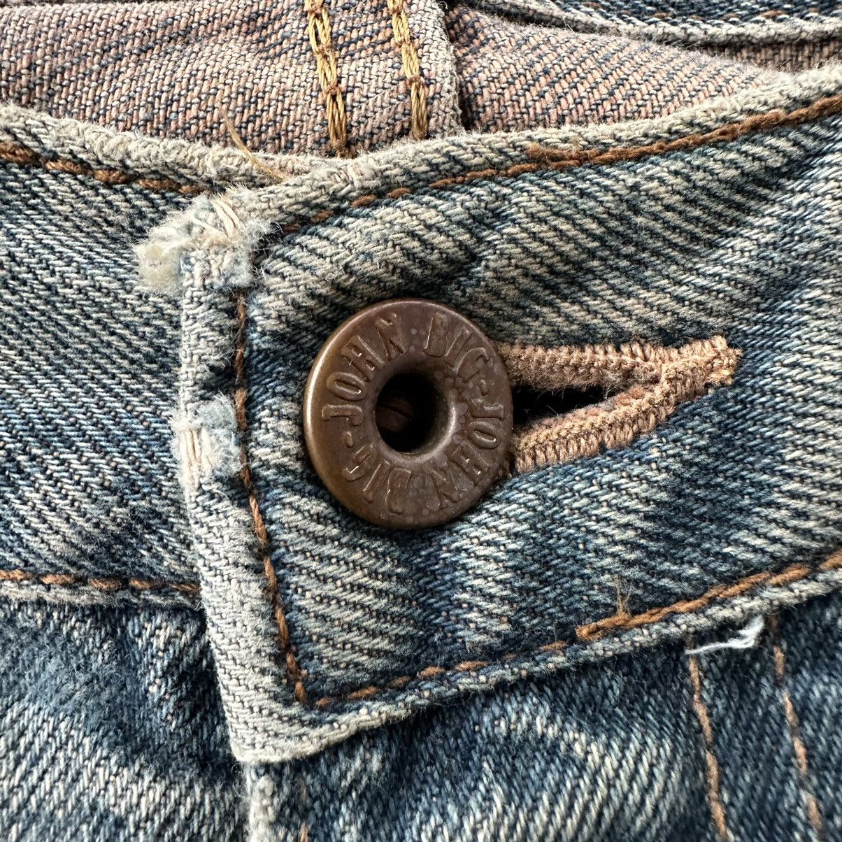 Big John Vintage Big John Regular Baggy Mudwash Denim 32x30 D684 Size US 32 / EU 48 - 12 Thumbnail