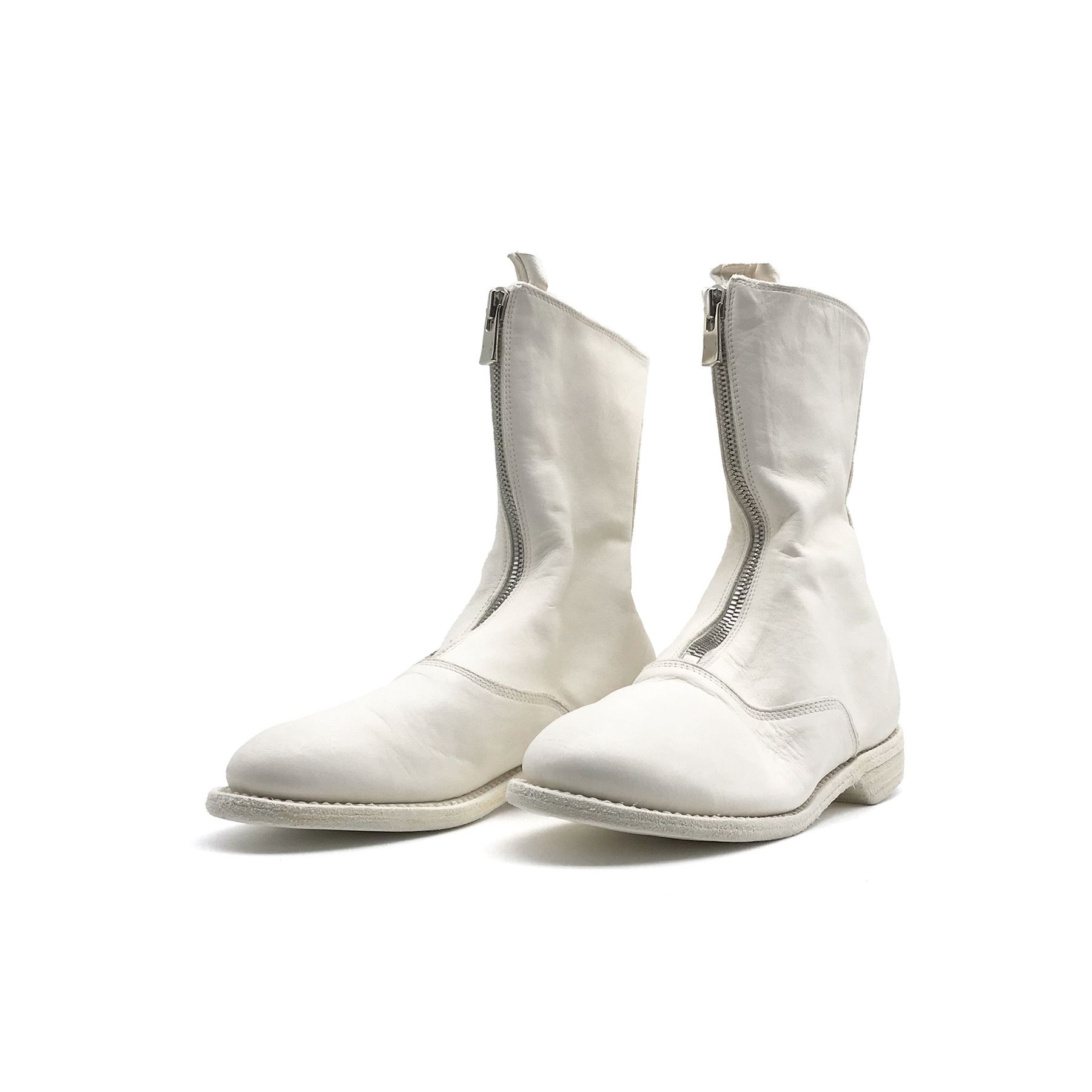 Guidi GUIDI Soft Horse Grain Women 310 Front Zip Leather Boots Size US 6.5 / IT 36.5 - 2 Thumbnail