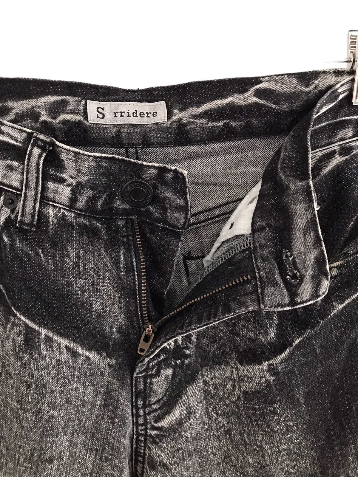 Japanese Brand Japanese Brand Sorridere Tokyo Fashion Black Acid Wash Jeans Size US 30 / EU 46 - 13 Thumbnail