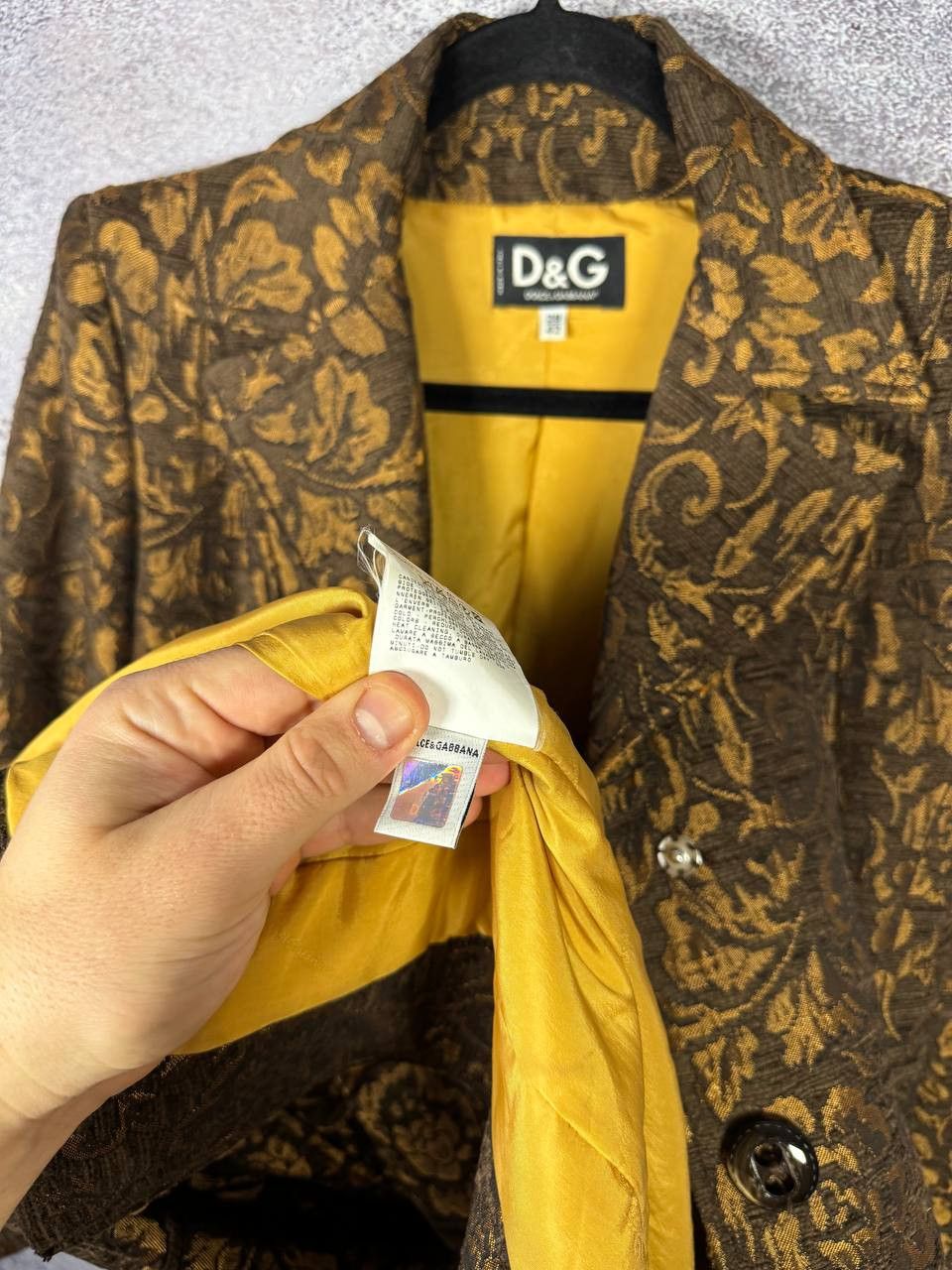Dolce & Gabbana × Vintage Vintage Dolce Gabbana Retro Paisley Print Woman Coat 28/42sz Size M / US 6-8 / IT 42-44 - 16 Thumbnail