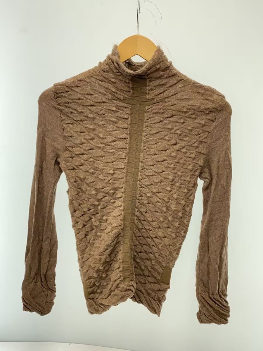 Issey Miyake Pleated Pattern Wool Knit Sweater Size M / US 6-8 / IT 42-44 - 2 Thumbnail