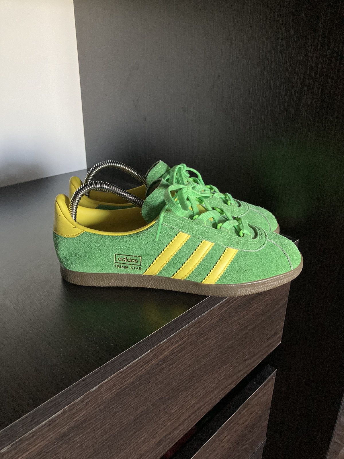 Adidas trimm star green best sale