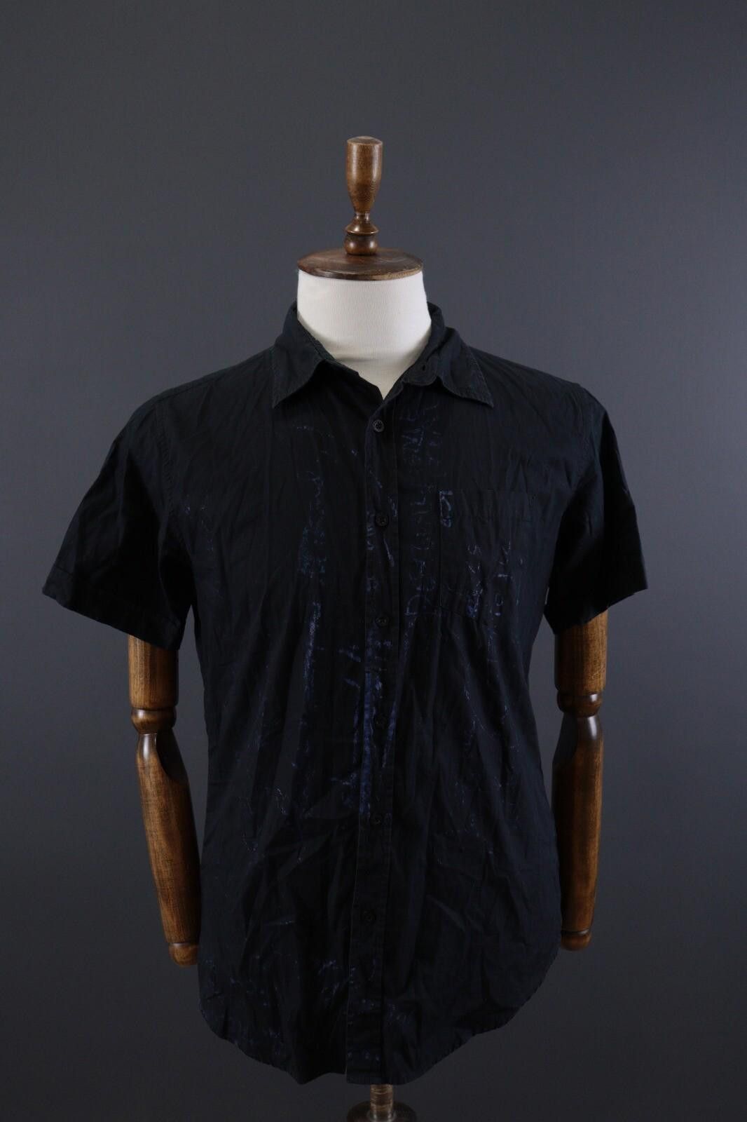 Desigual Desigual Black Abstract Button Down Shirt Size 16 / 41 / L Size US L / EU 52-54 / 3 - 1 Thumbnail
