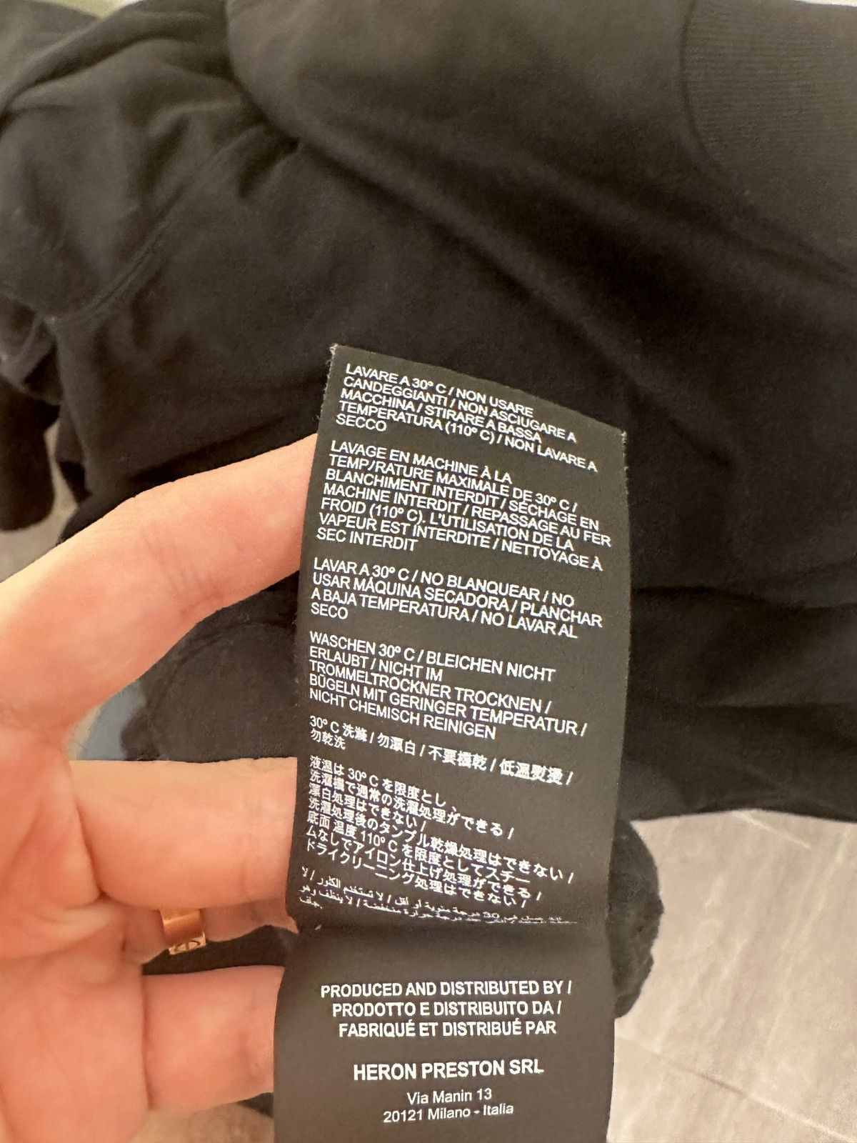 Heron Preston Heron Preston Long Sleeve T-shirt Size US M / EU 48-50 / 2 - 7 Thumbnail