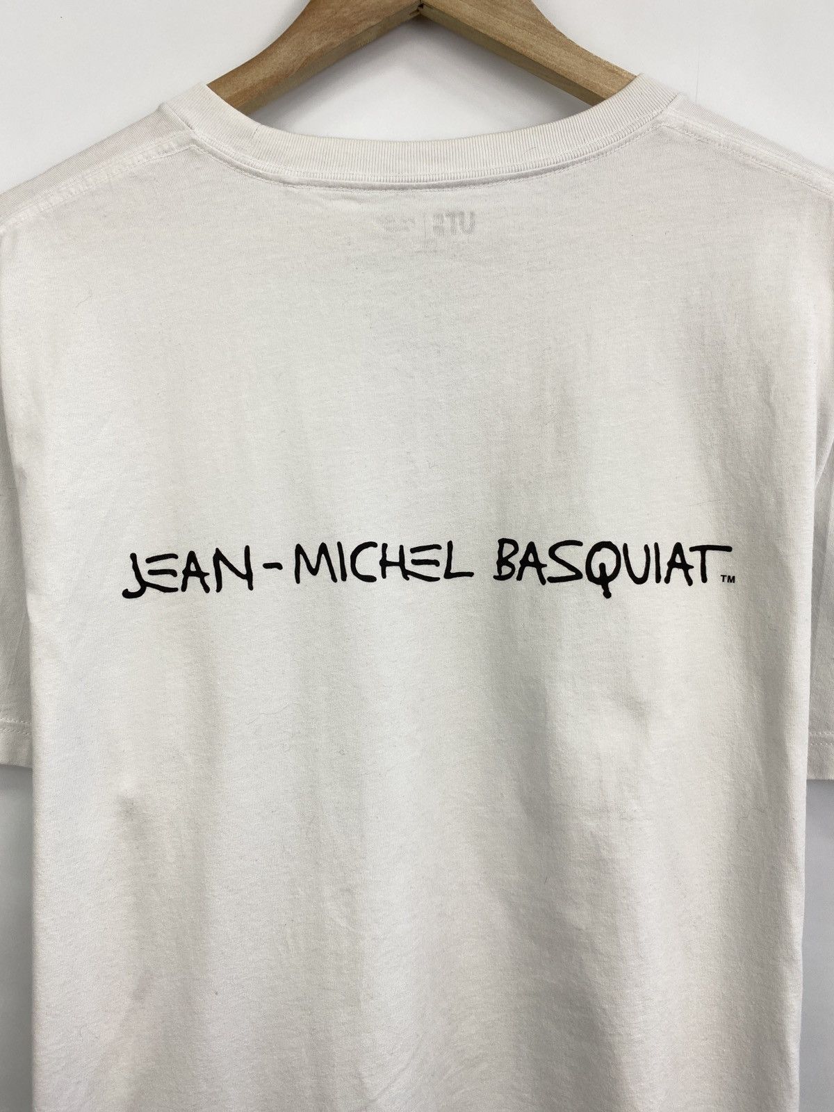 Japanese Brand × Jean-Michel Basquiat × Uniqlo Y2K Uniqlo Jean Michel Basquiat Art Rare Retro T-Shirt Hype Size US XL / EU 56 / 4 - 10 Thumbnail