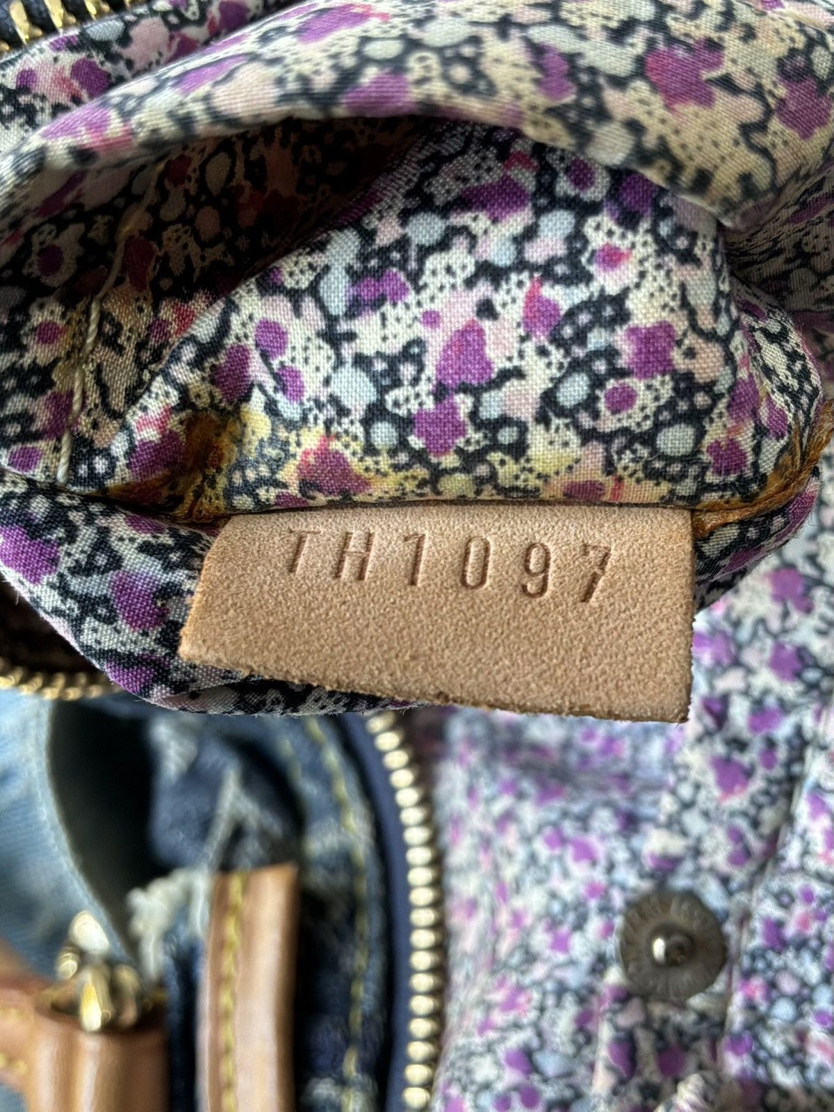 Louis Vuitton 2007 Louis Vuitton - Denim Patchwork Speedy 30 Size ONE SIZE - 18 Thumbnail