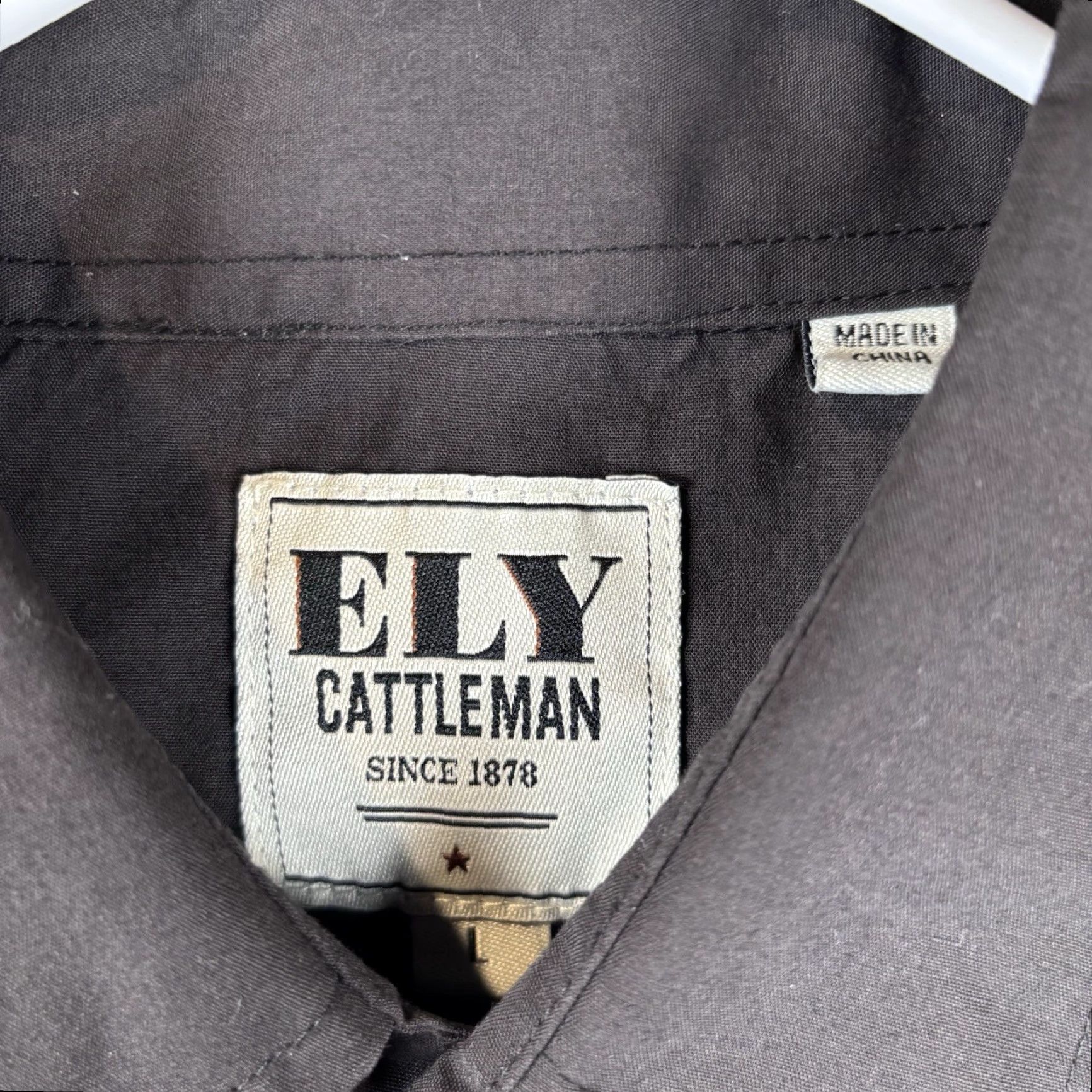 Vintage Ely Cattleman Shirt Men L Black Gaucho Embroidered Eagle Western Pearl Snap Shirt Size US L / EU 52-54 / 3 - 3 Thumbnail
