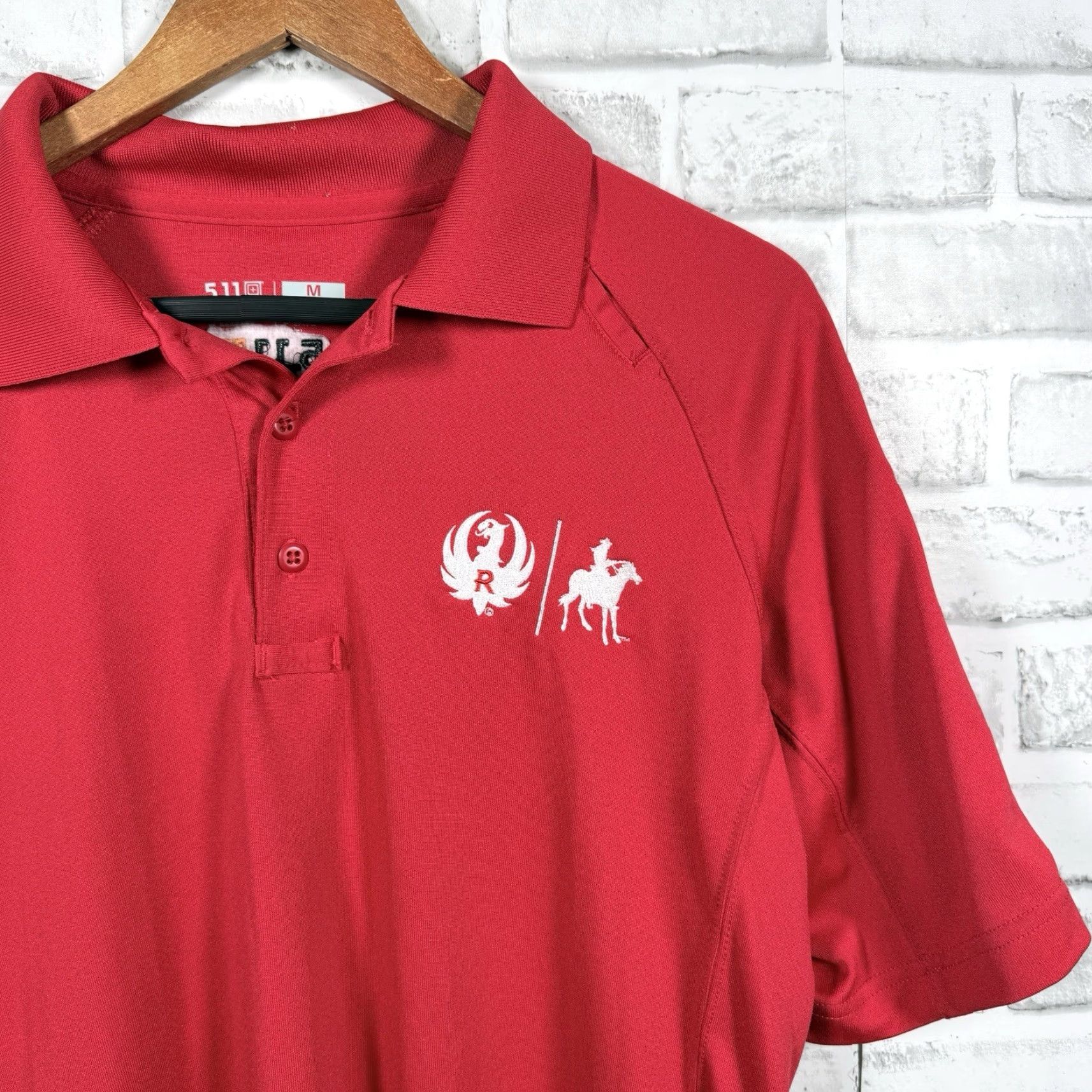 Vintage 5.11 Tactical Ruger Red Polo Shirt Mens M Athletic Size US M / EU 48-50 / 2 - 2 Thumbnail