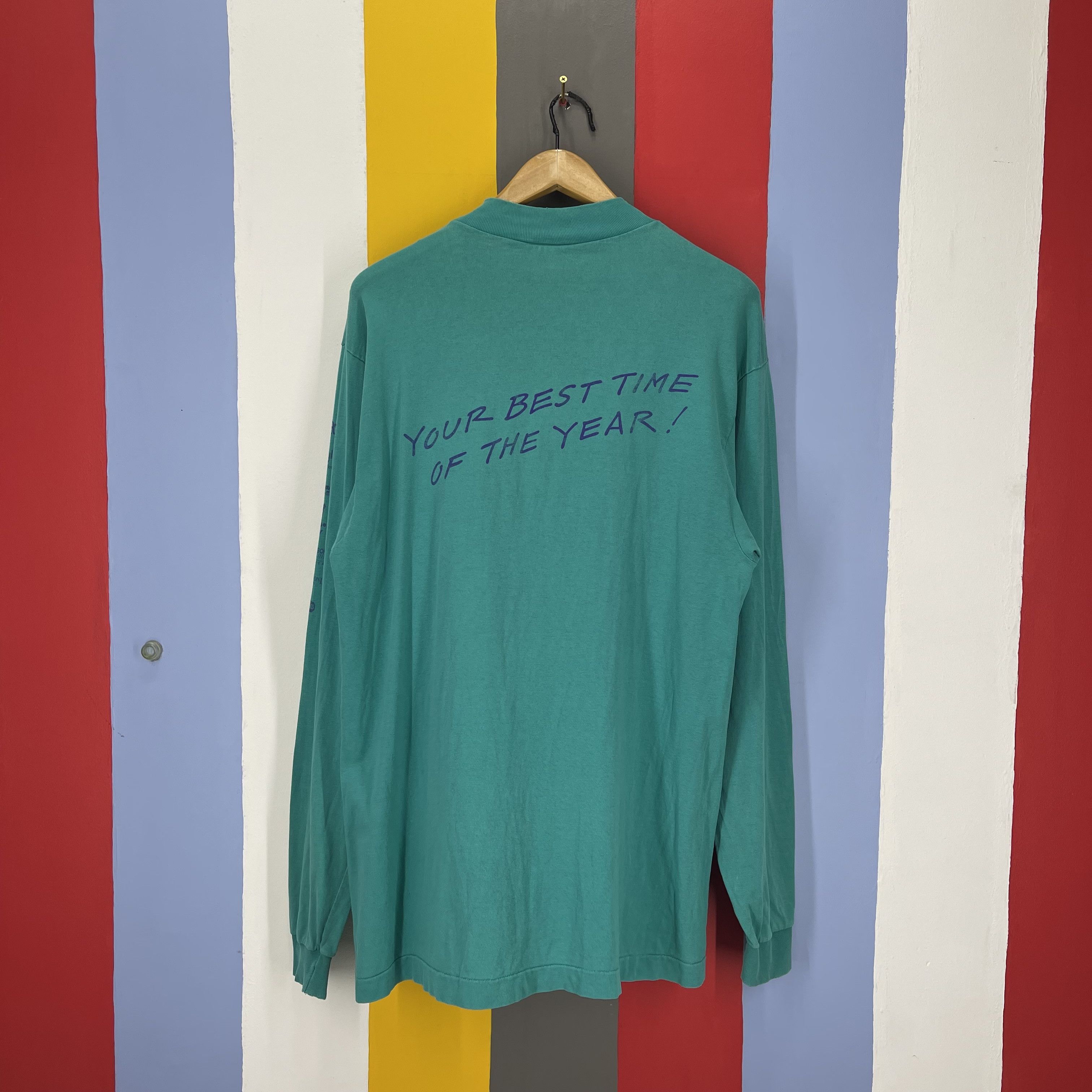 Fruit Of The Loom 90s Vintage RICHMOND 1994 THE FLATLAND 10K T Shirt #1767/07 Size US L / EU 52-54 / 3 - 9 Thumbnail