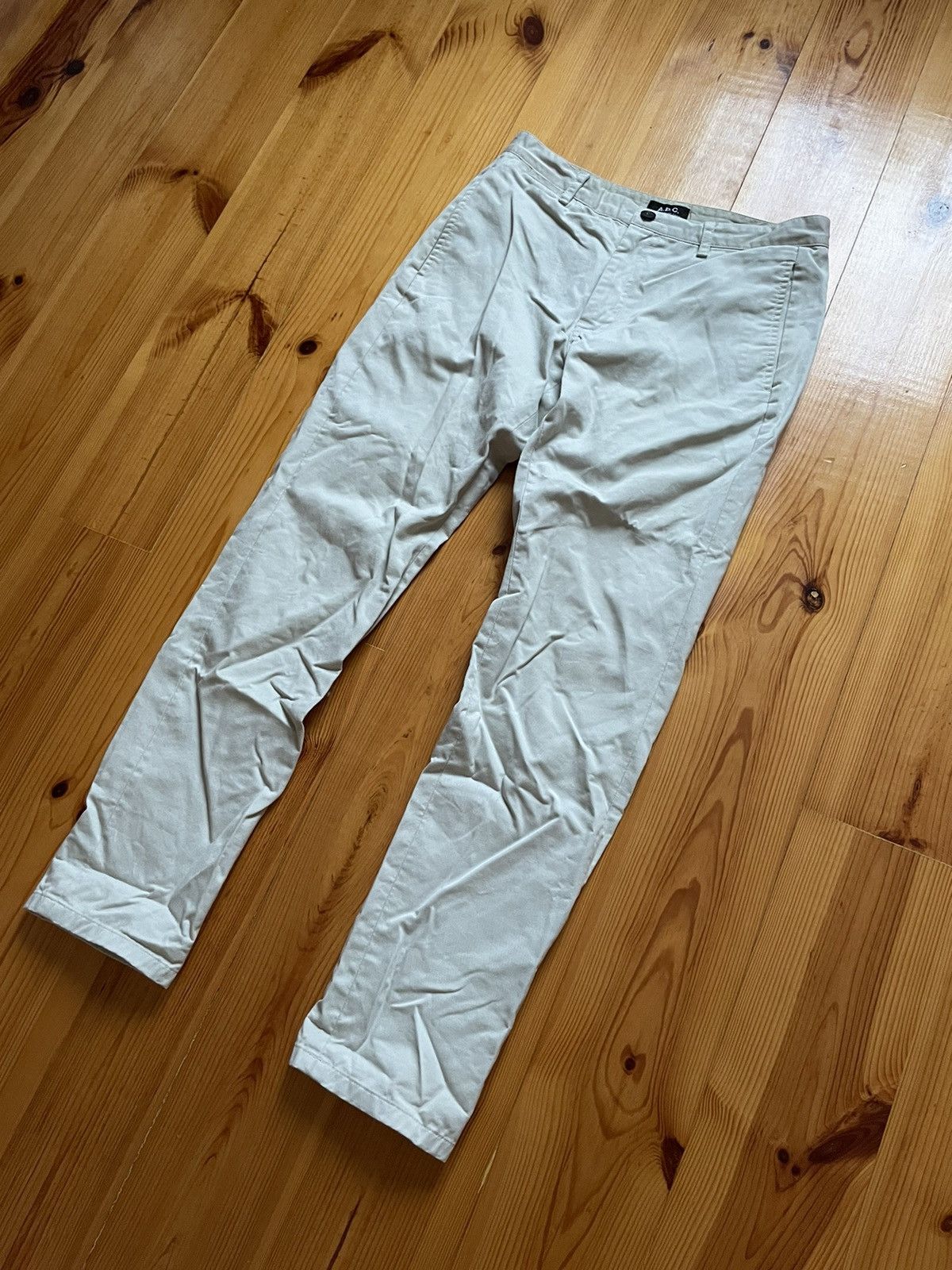 A.P.C. A.P.C. Rue Madame Paris Men's Classic Chino Cotton Pants Size US 29 - 3 Thumbnail