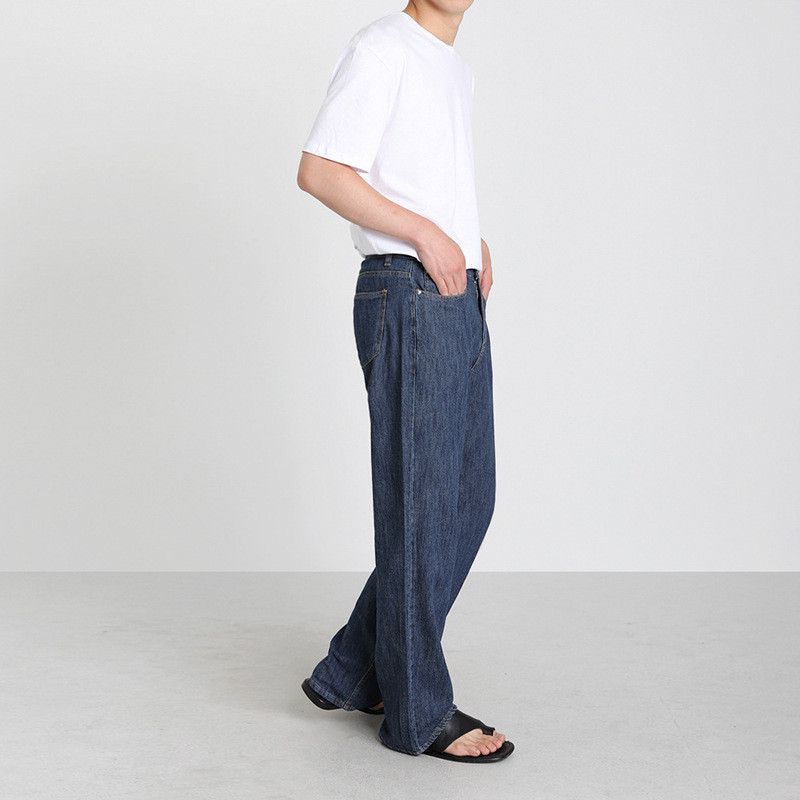Japanese Brand × Jean Retro loose high street wide leg casual jeans Size US 32 / EU 48 - 3 Thumbnail