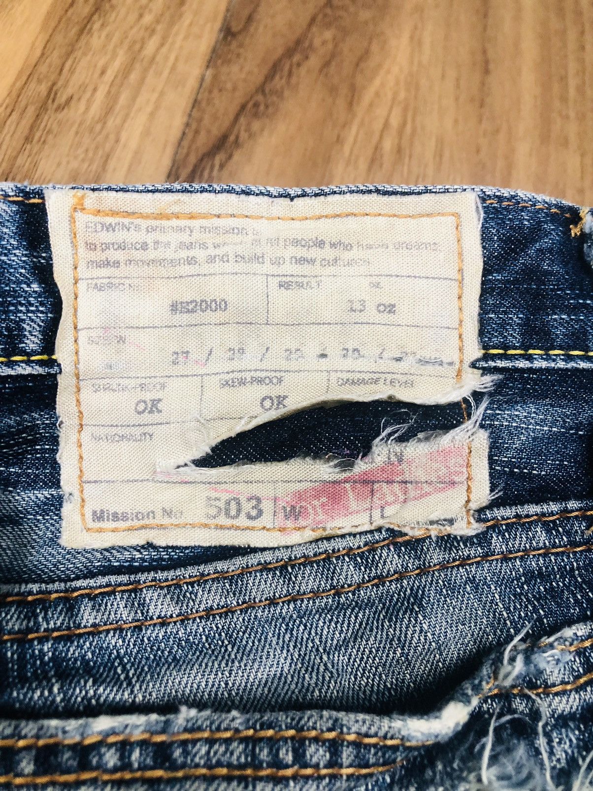 Edwin Edwin Distressed Jeans (21) Size US 32 / EU 48 - 21 Thumbnail