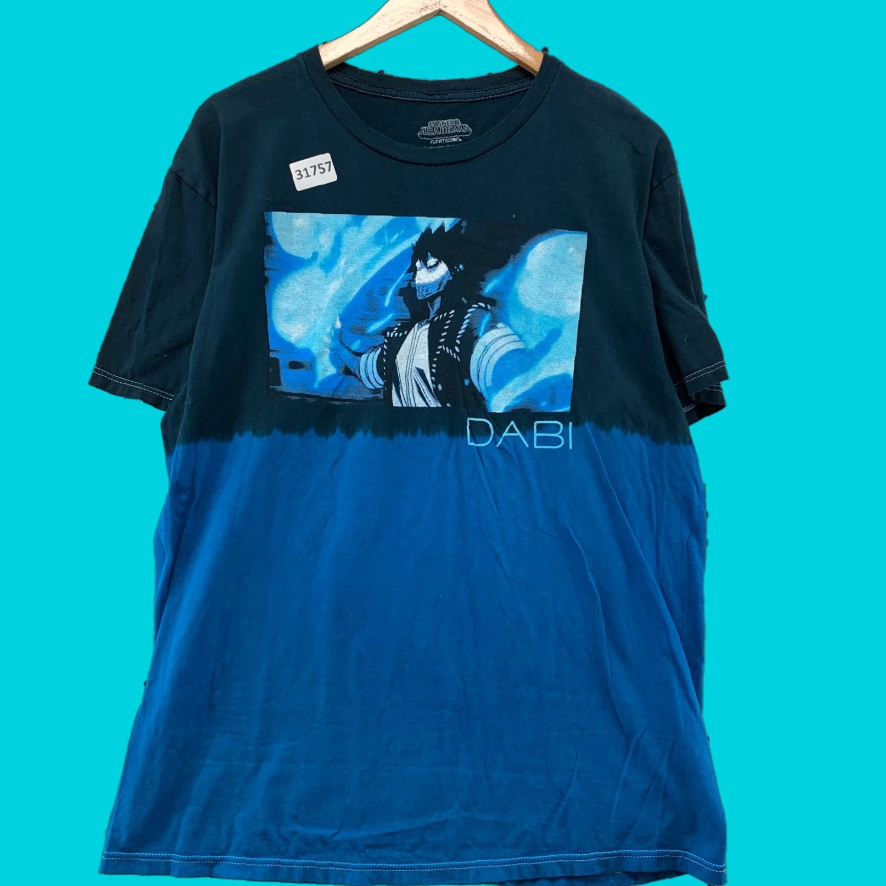Vintage MY Hero Academia Dani Shirt Mens Medium Anime Blue Black 21x28.5 Shirt Size US M / EU 48-50 / 2 - 1 Thumbnail