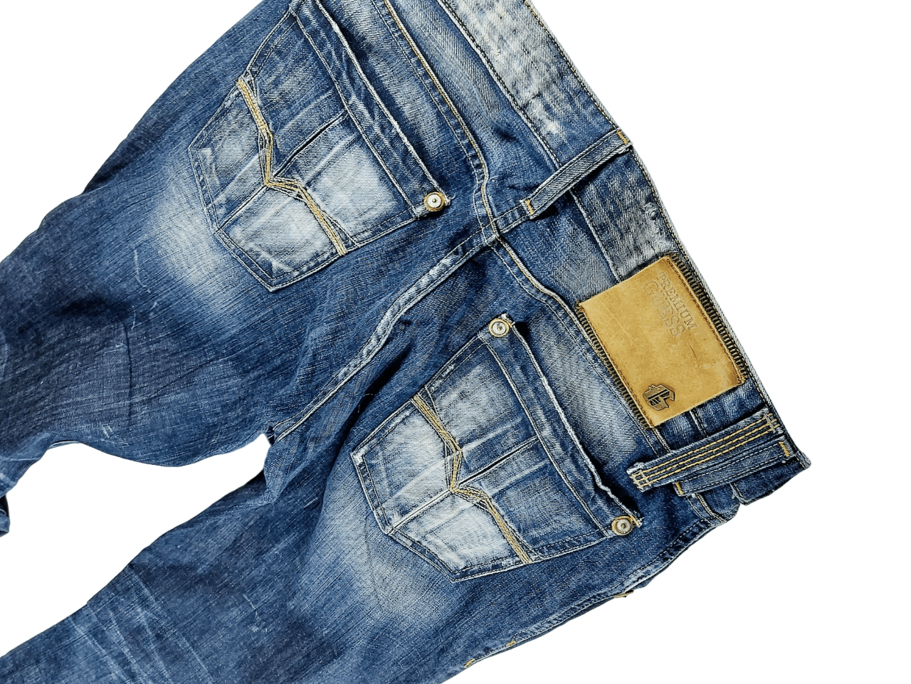Guess × Vintage Guess Prenium Denim Jeans Size US 32 / EU 48 - 4 Thumbnail