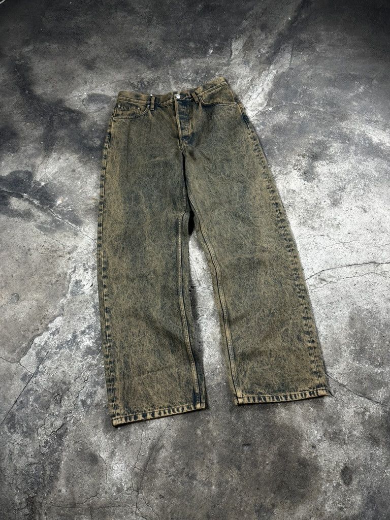 Dries Van Noten Dries Van Noten Mud Garment-Dyed Oversized Jeans Size US 32 / EU 48 - 1 Thumbnail