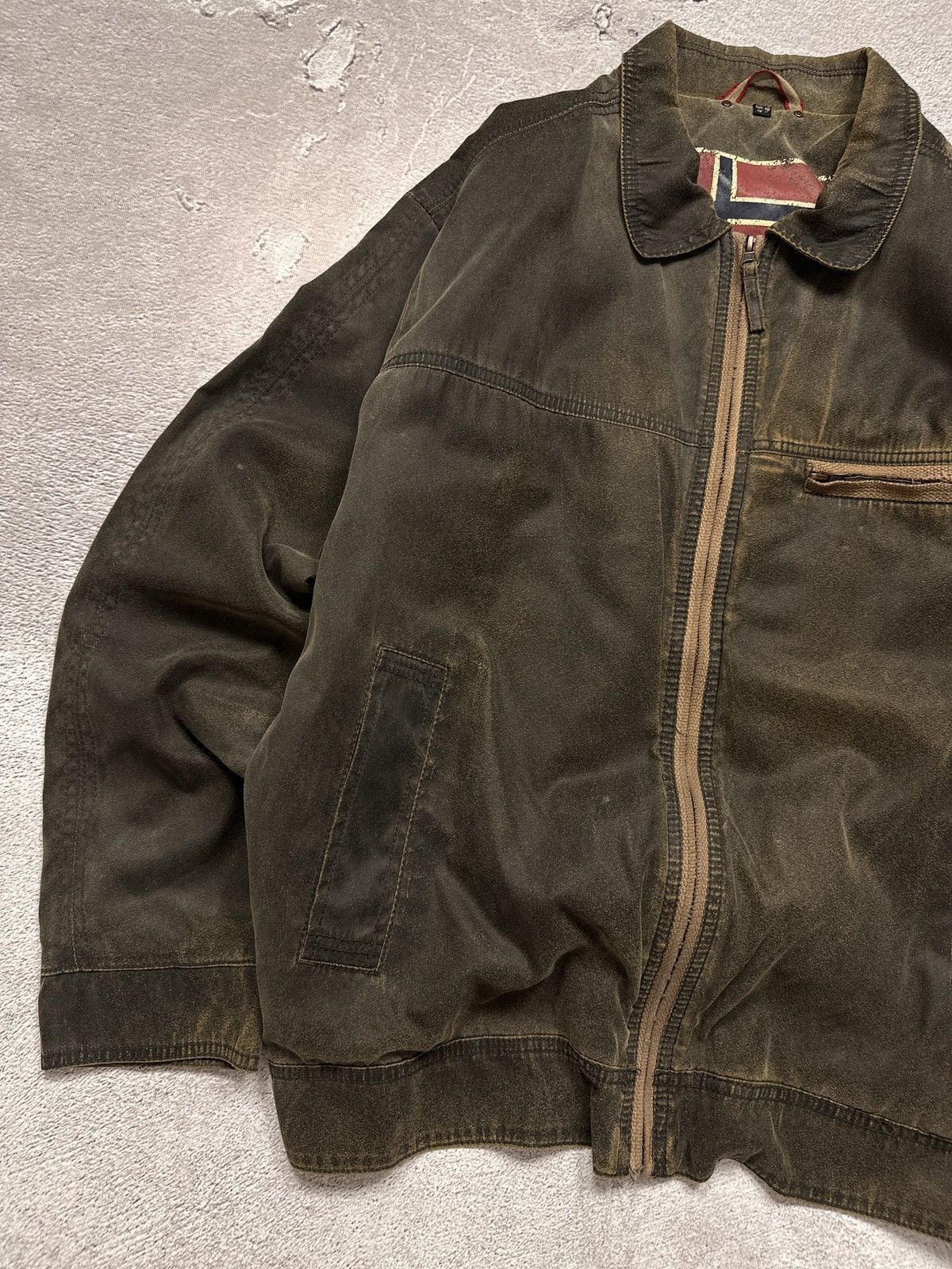 Vintage LGB Grunge If Six Was Nine Style Faded Mud Japan Jacket Size US L / EU 52-54 / 3 - 3 Thumbnail