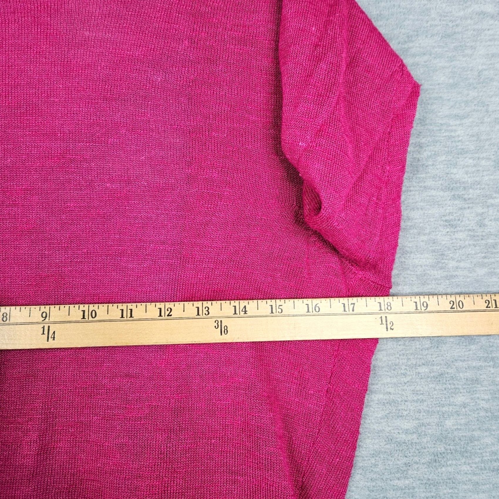Anthropologie Moth Anthropologie Cardigan Open Front Draped Lightweight Knit V-Neck Pink Sz M Womens Size M / US 6-8 / IT 42-44 - 7 Thumbnail