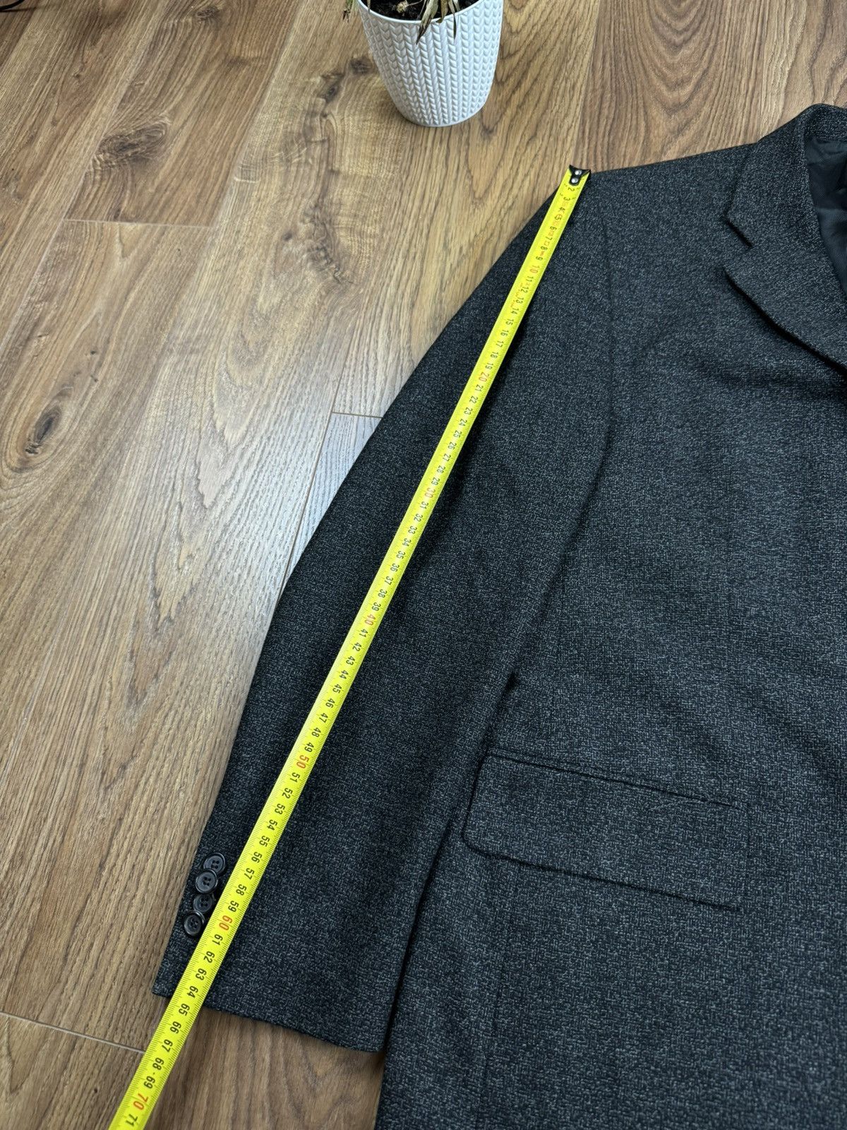 Loro Piana Vintage wool blazer Loro Piana Tweed original luxury item Size 54R - 6 Thumbnail