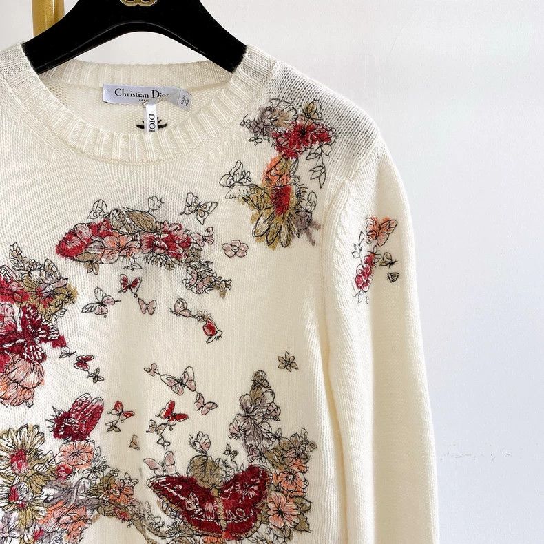 Dior Dior Printed knitted sweater Size XS / US 0-2 / IT 36-38 - 3 Thumbnail