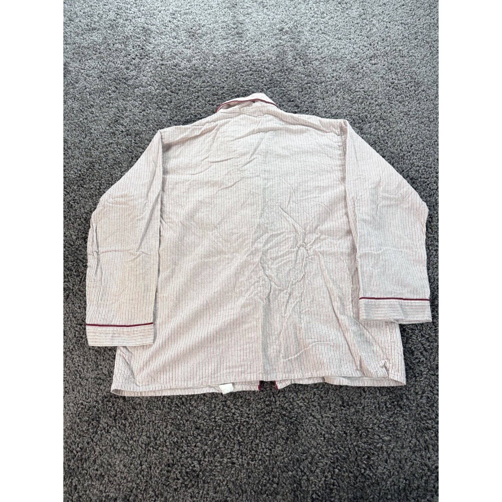 Vintage VINTAGE Weldon Shirt Mens XL Long Sleeve Button-Up Red Stripe USA 60s Button-Up Relaxed Fit Size US XL / EU 56 / 4 - 5 Thumbnail