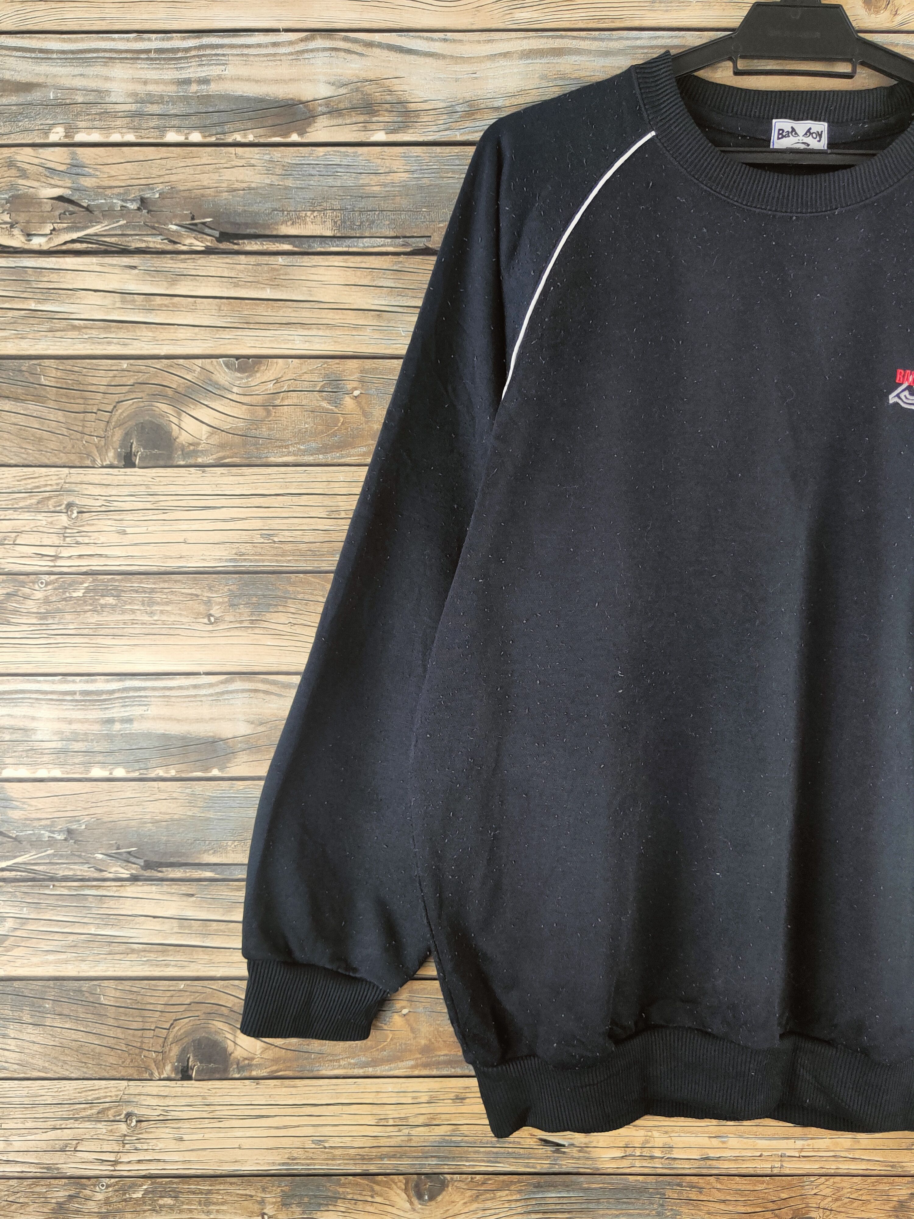 Japanese Brand Vintage Faded Bad Boy Black Sweatshirts Size US L / EU 52-54 / 3 - 3 Thumbnail