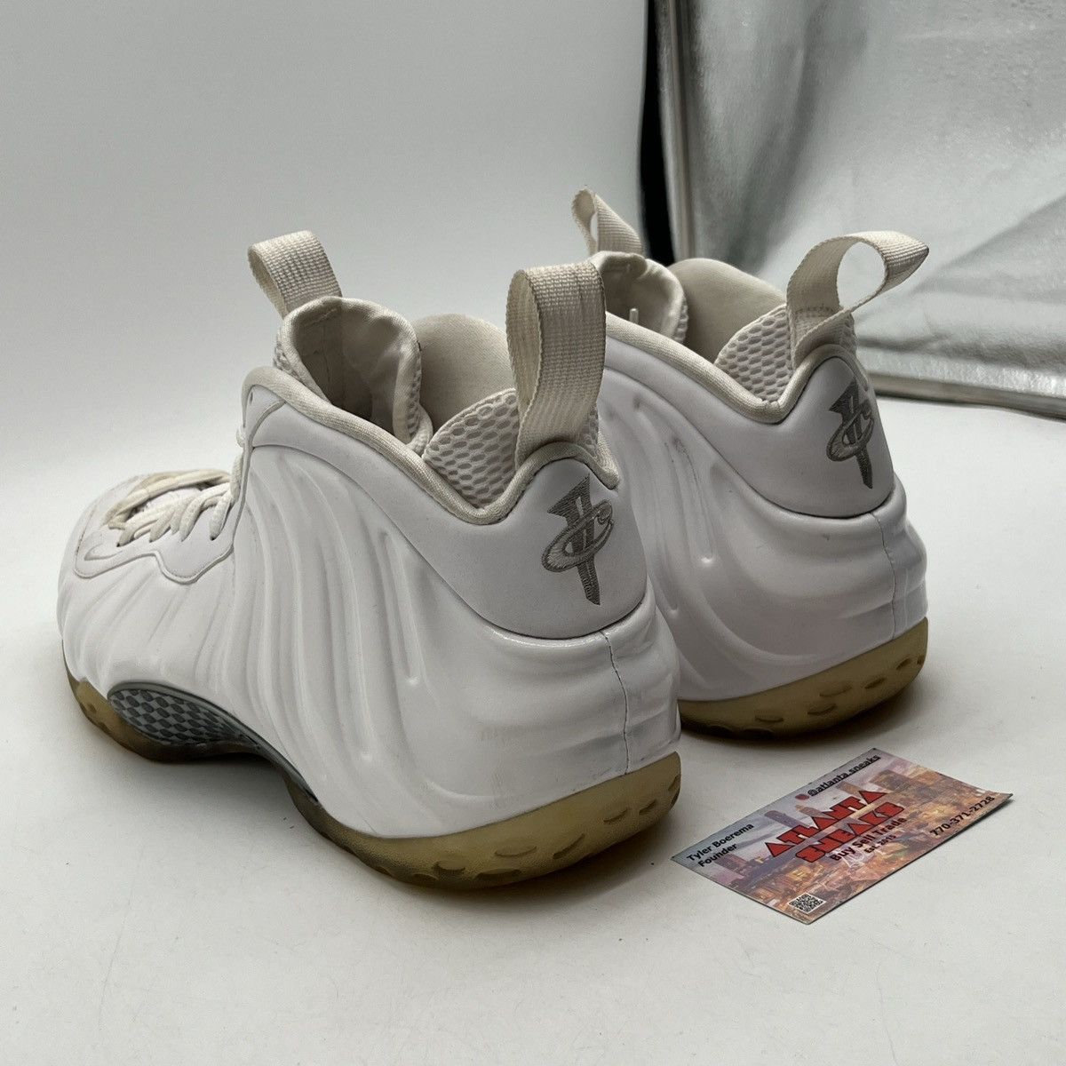 Nike Air Foamposite one white out Size US 13 / EU 46 - 4 Thumbnail