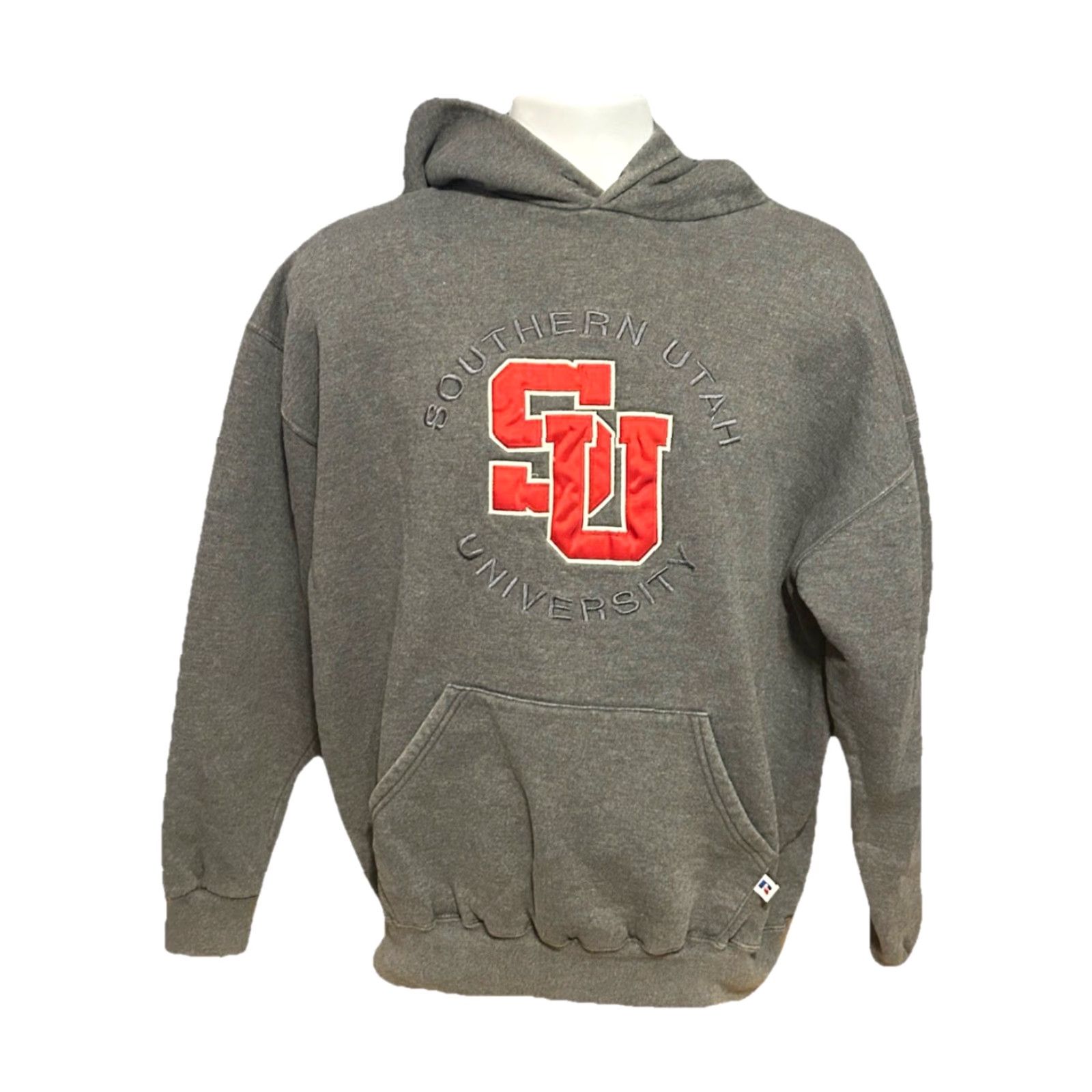 Russell Athletic VTG Southern Utah University Pullover Hoodie Men XL Dark Gray Russell Embroider Size US XL / EU 56 / 4 - 7 Thumbnail