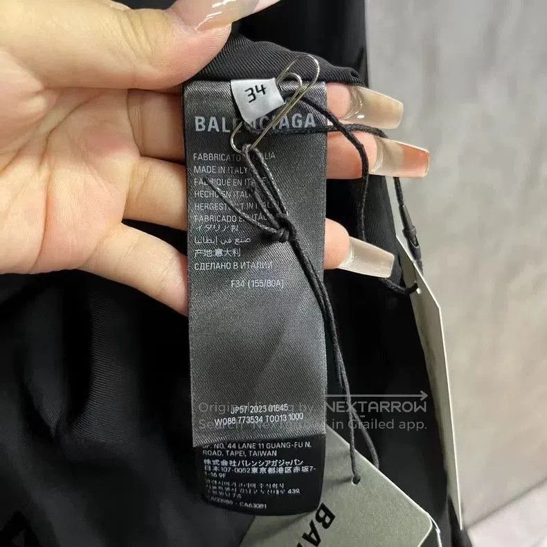 Balenciaga Balenciaga Black Logo Zip Jacket. Size US XS / EU 42 / 0 - 4 Thumbnail