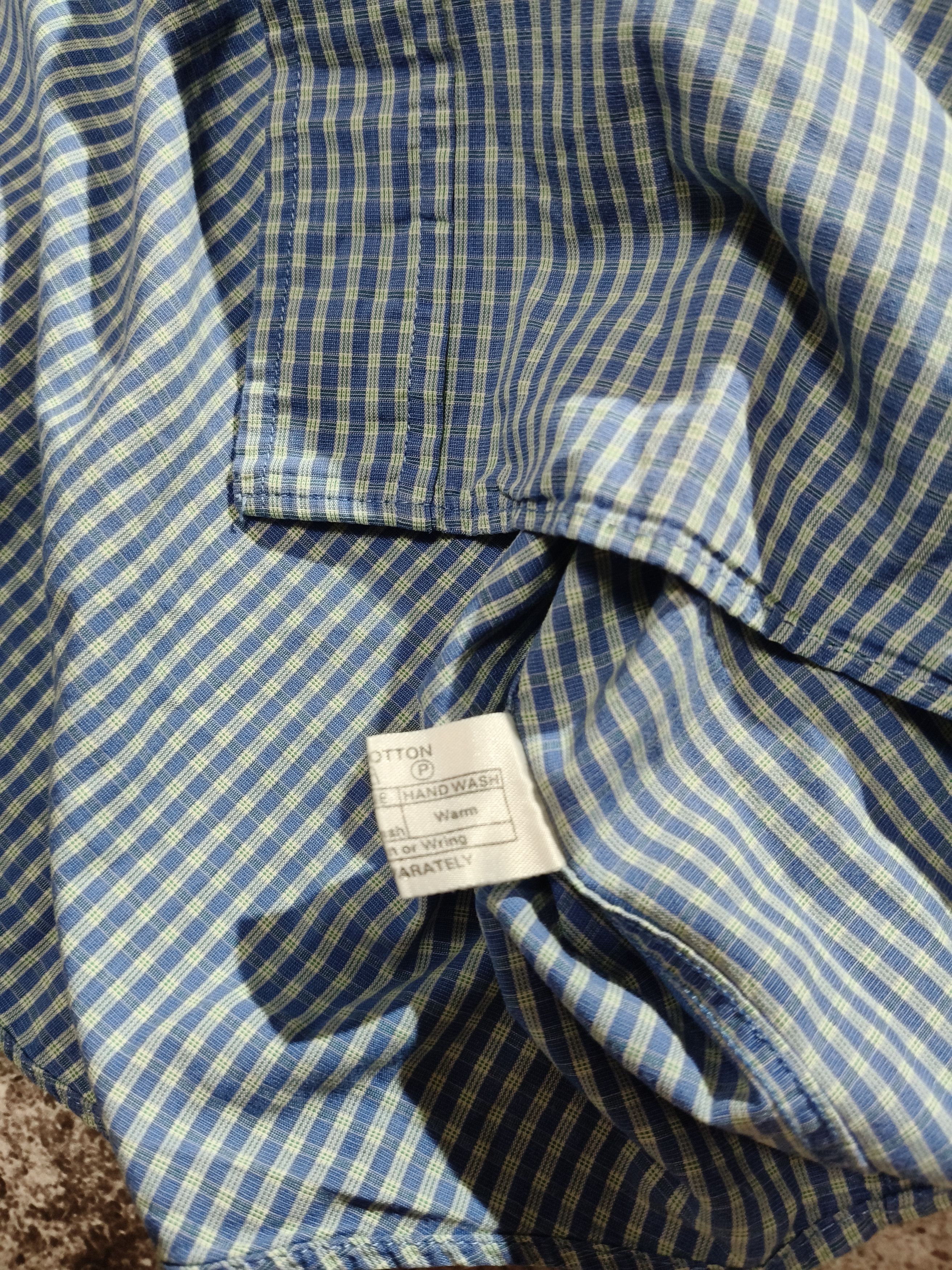 Burberry Thomas Burberry Check Shirt Blue Size M Size US M / EU 48-50 / 2 - 7 Thumbnail