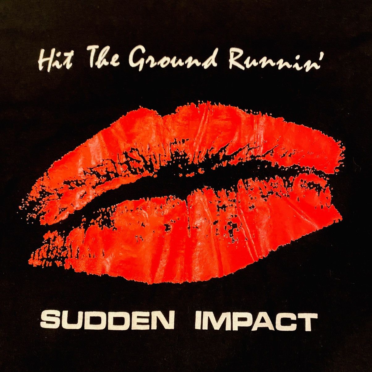 Band Tees × Vintage Vintage 1989 Hit The Ground Runnin’ Sudden Impact Shirt M Size US M / EU 48-50 / 2 - 3 Thumbnail